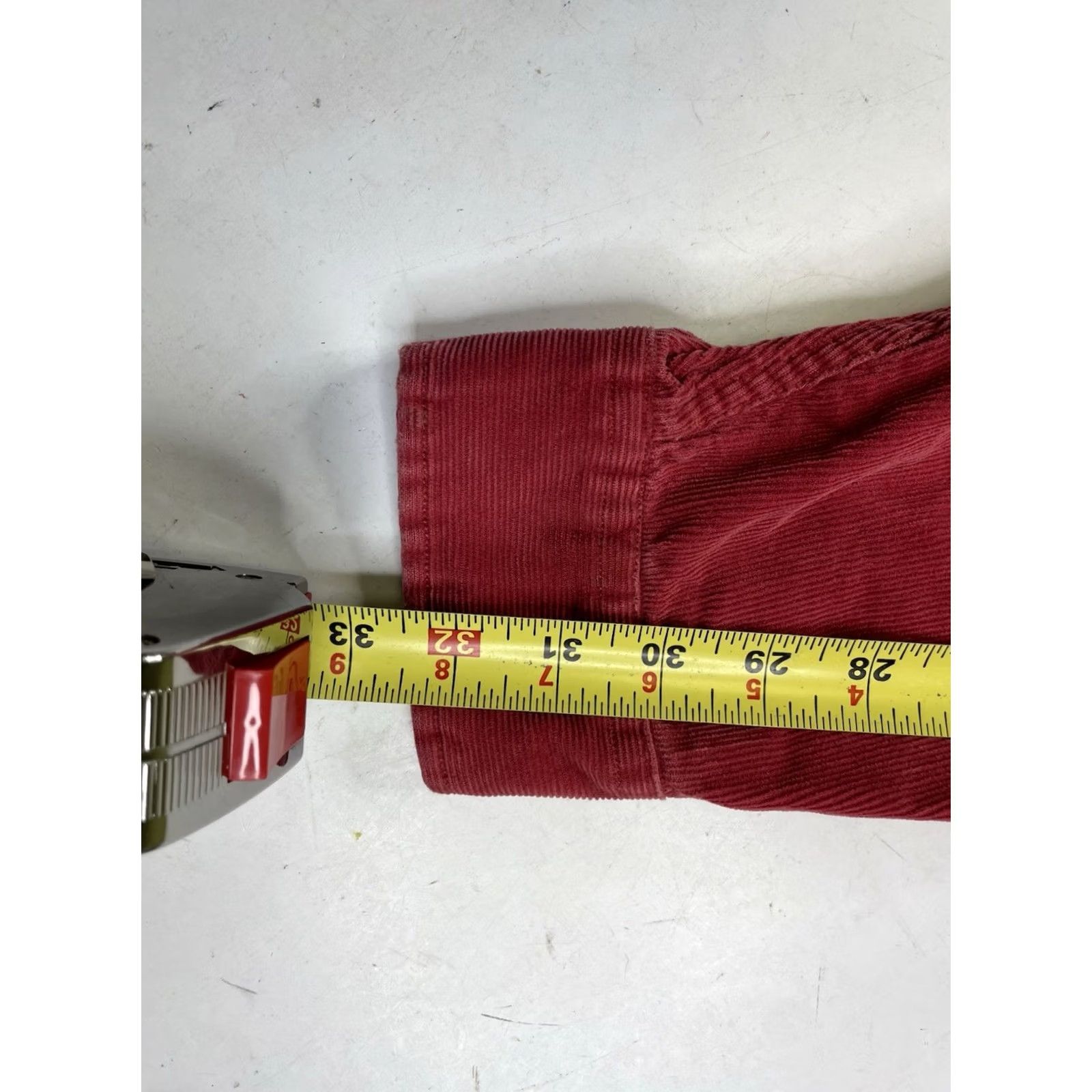 Polo Ralph Lauren VINTAGE Polo Ralph Lauren Shirt Mens XL Red Farrell Corduroy Heavyweight Button Size US XL / EU 56 / 4 - 3 Thumbnail