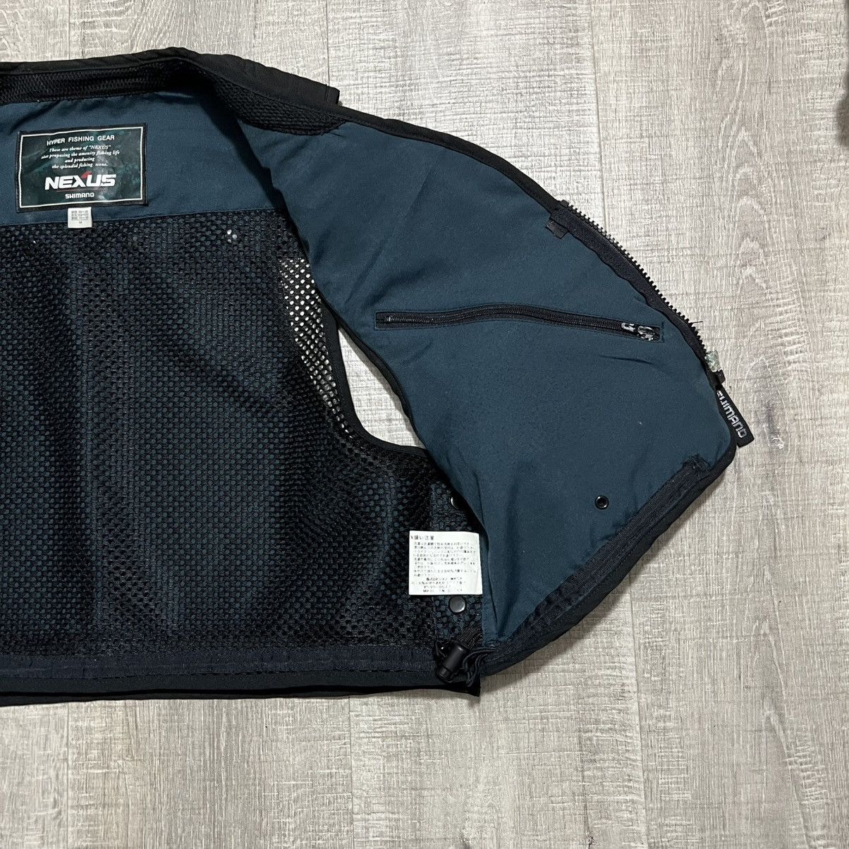 Japanese Brand × Vintage Vintage shimano fishing gear nexus vest Size US M / EU 48-50 / 2 - 11 Thumbnail
