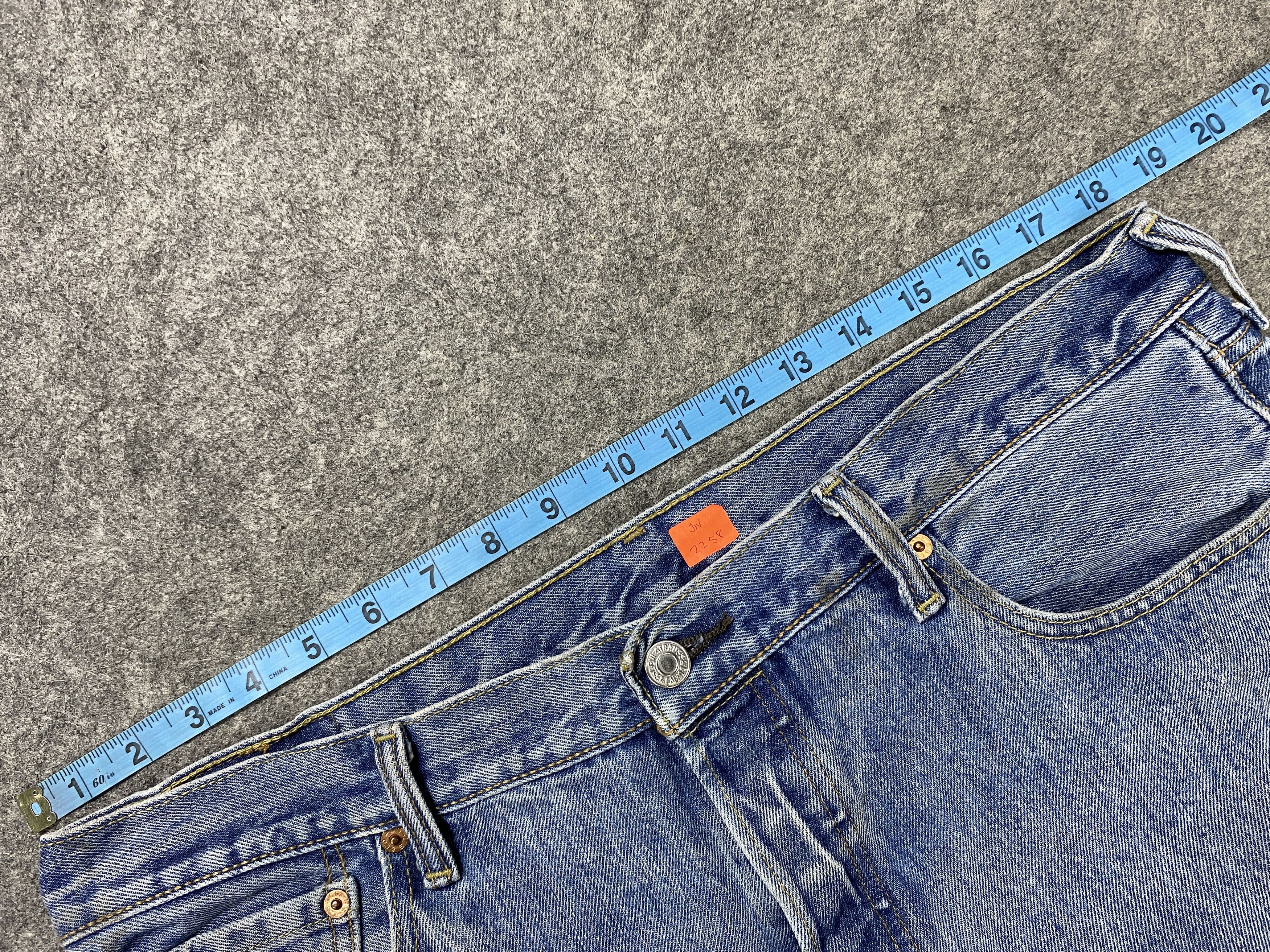 Levi's Blue Wash Vintage Levi's 501 Jeans 37x33 Denim -JN2258 Size US 36 / EU 52 - 5 Thumbnail