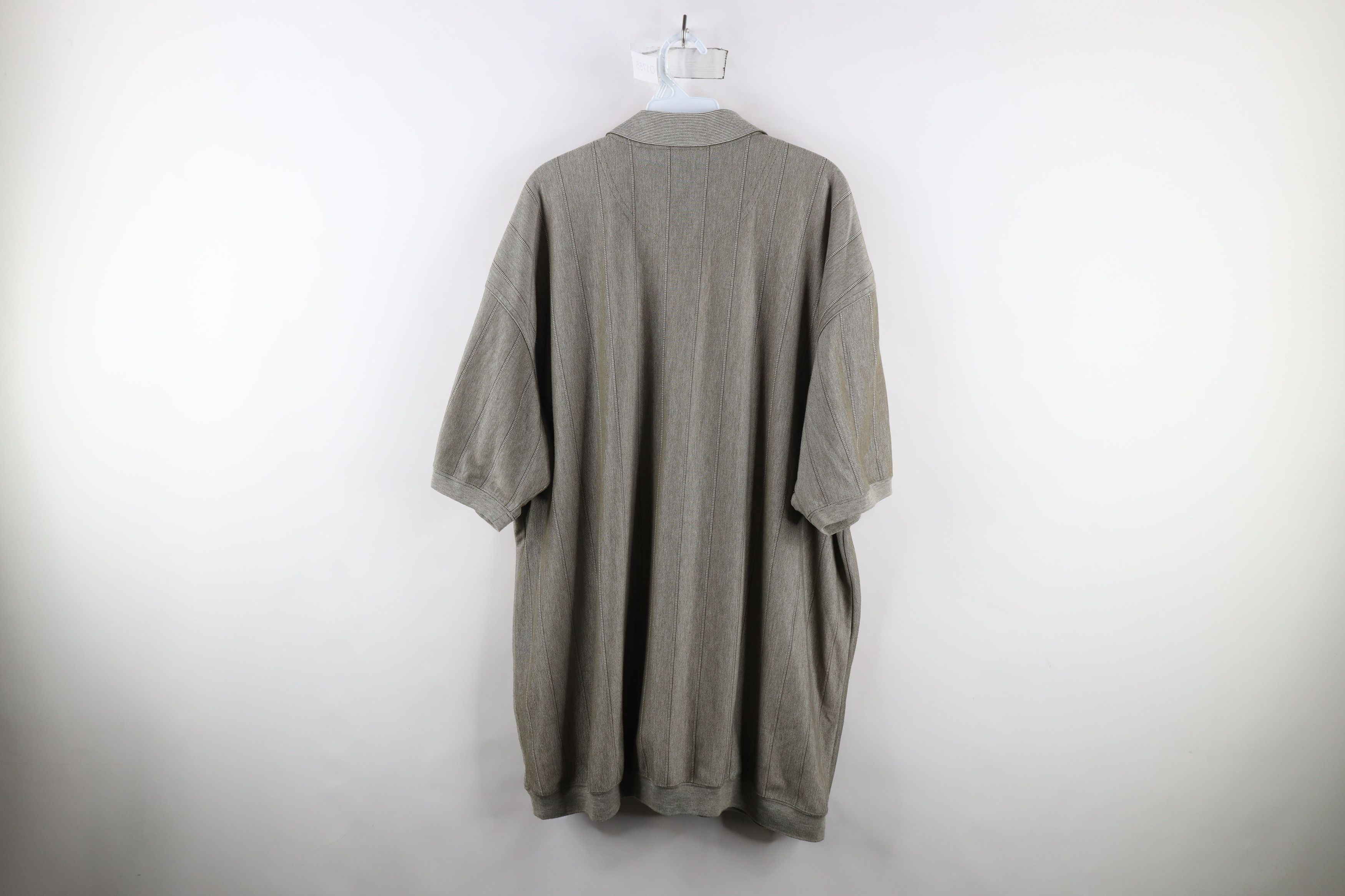 Vintage Vintage 90s Streetwear Knit Collared Pullover Polo Shirt Size US XXL / EU 58 / 5 - 7 Thumbnail