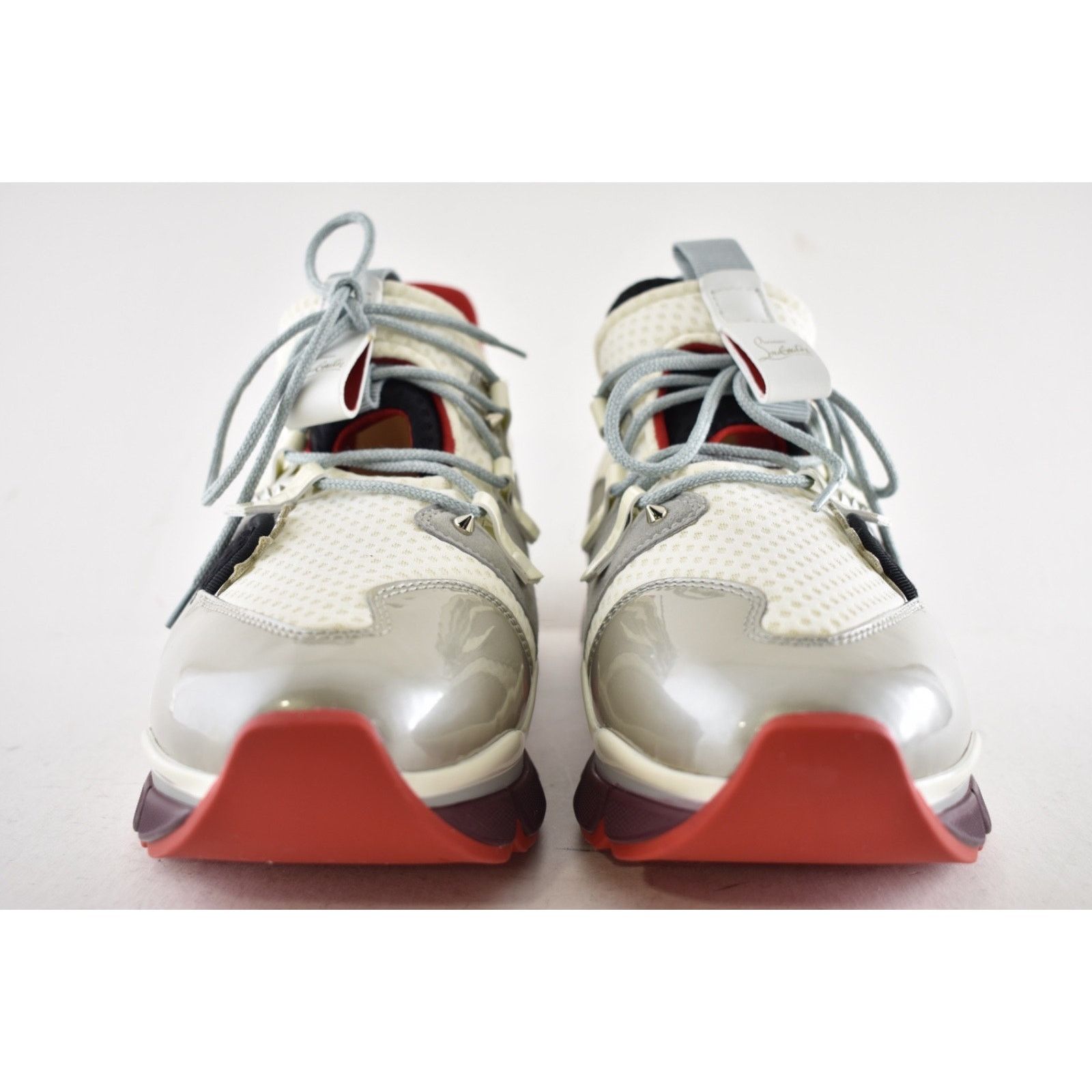Christian Louboutin Christian Louboutin Mens Red-Runner Flat White Low Top Size US 10 / EU 43 - 9 Thumbnail