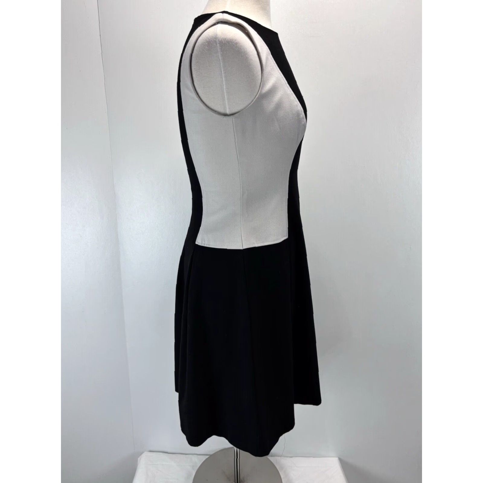 Ralph Lauren Lauren Ralph Lauren Sheath Dress Sz 6 Women’s Black Grey Short Sleeveless Size 28" / US 6 / IT 42 - 3 Thumbnail