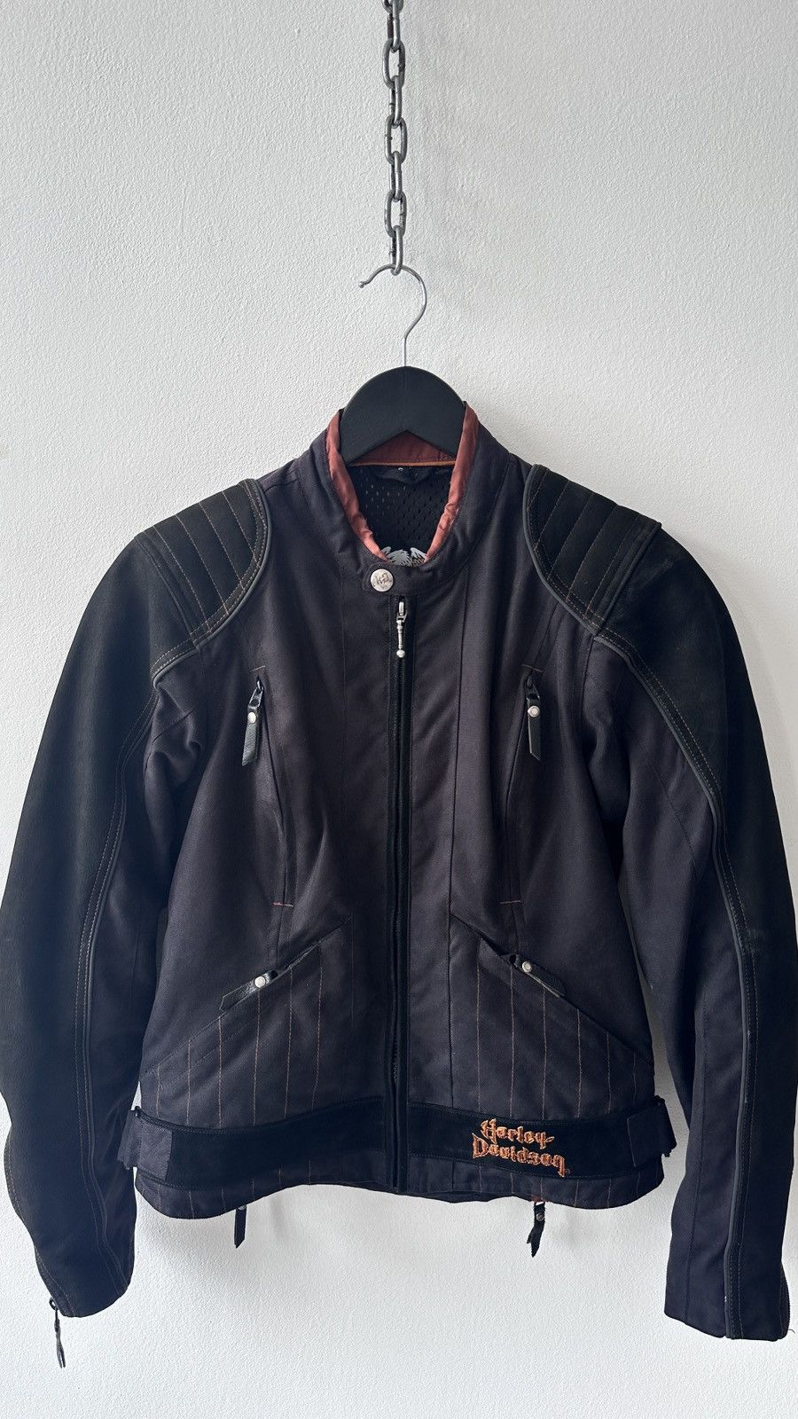 Harley Davidson Harley-Davidson Archival Moto Jacket Black/Copper Embroidery Size S / US 4 / IT 40 - 9 Thumbnail