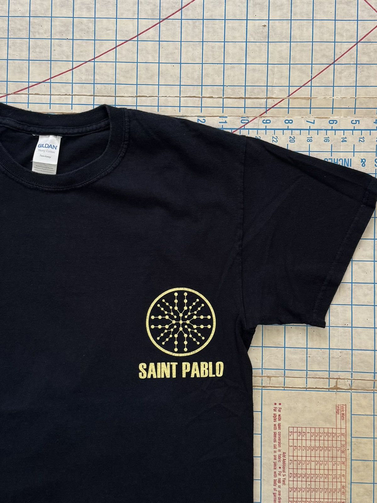 Kanye West Kanye West Saint Pablo Tee Black Size Medium Size US M / EU 48-50 / 2 - 7 Thumbnail