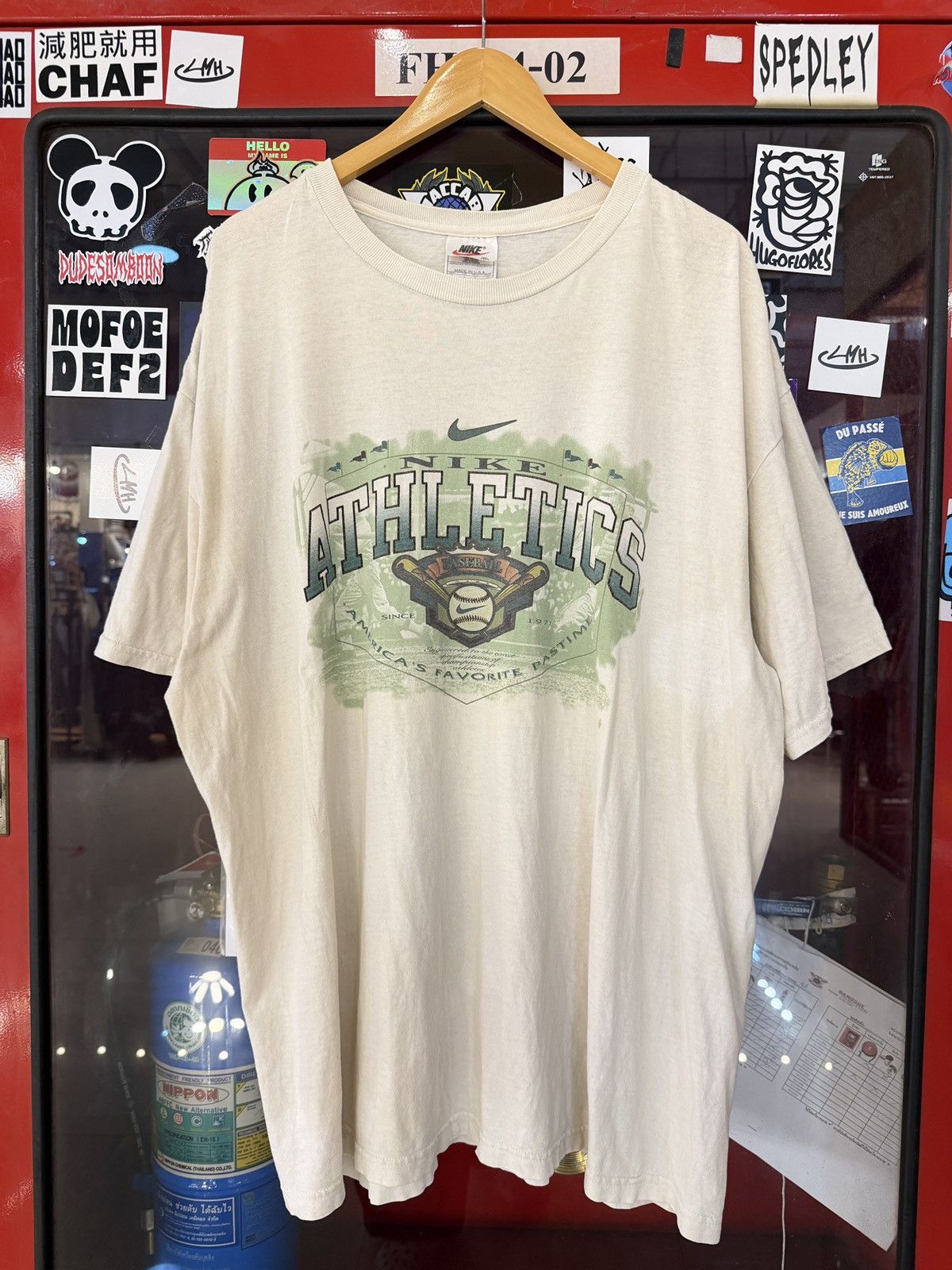 Nike Vintage Nike Baseball ⚾️ 90's made in USA T-shirt Size US XL / EU 56 / 4 - 1 Thumbnail
