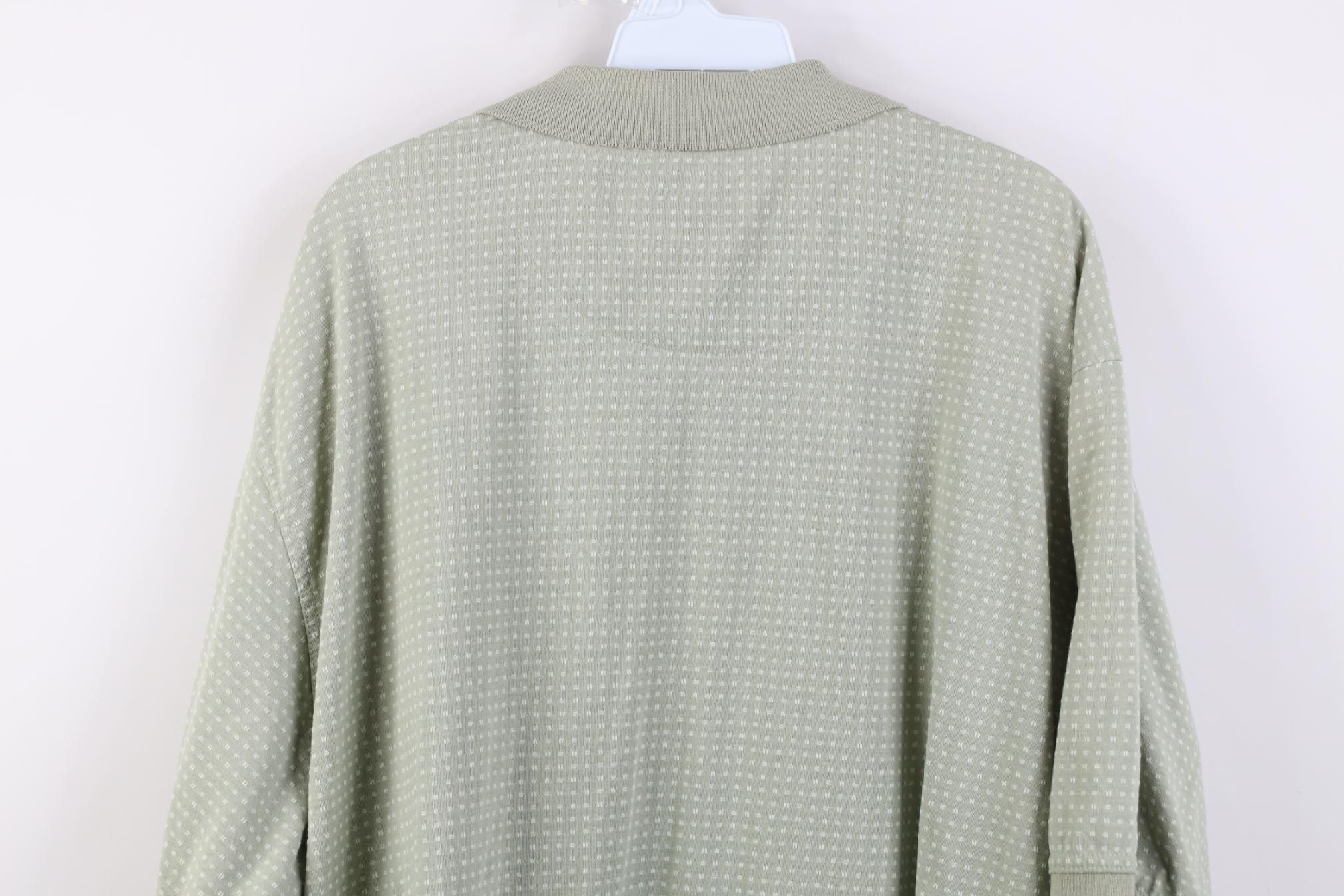 Vintage Vintage 90s Streetwear Geometric Collared Golf Polo Shirt Size US XXL / EU 58 / 5 - 11 Thumbnail