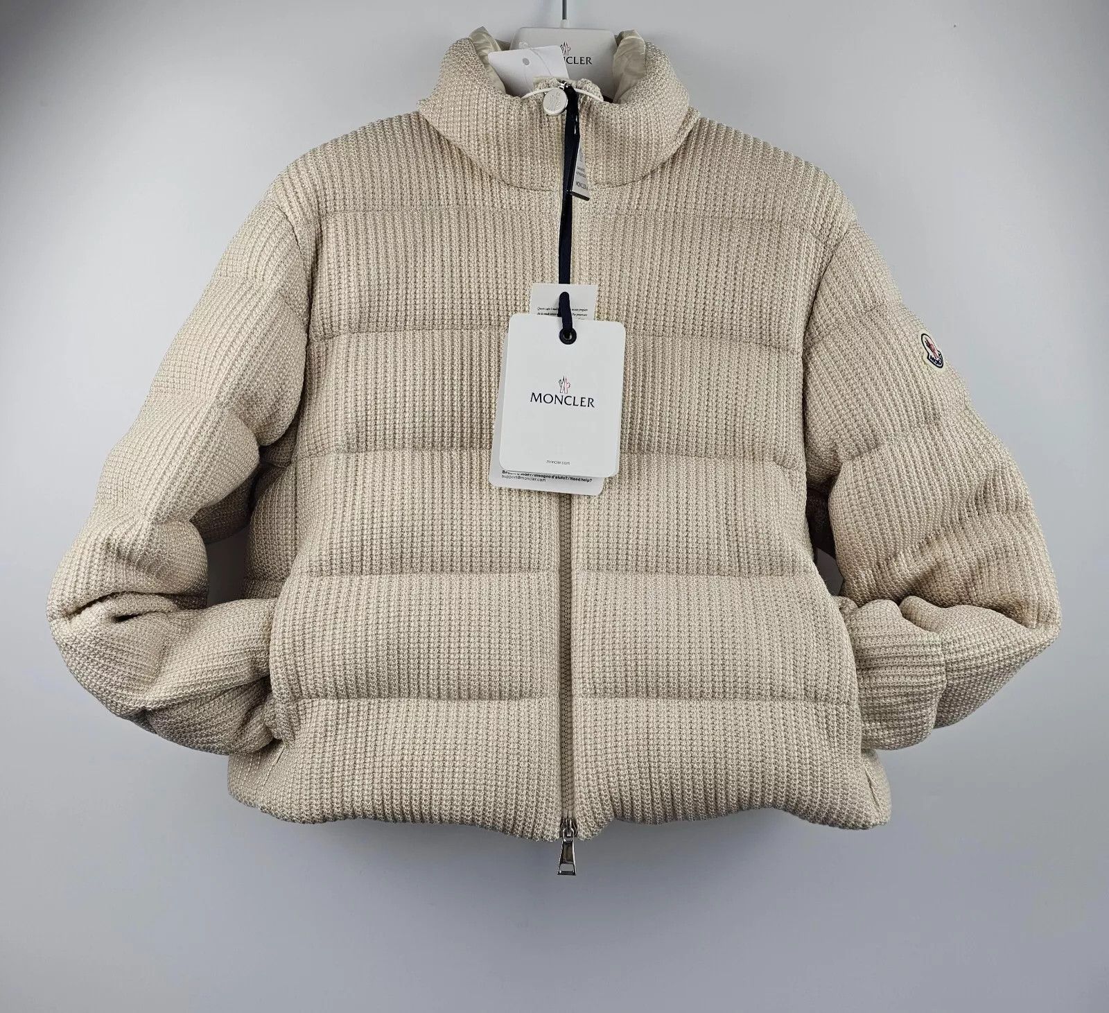 Moncler MONCLER Thoiry Women's White Down Jacket New Size XS / US 0-2 / IT 36-38 - 2 Thumbnail