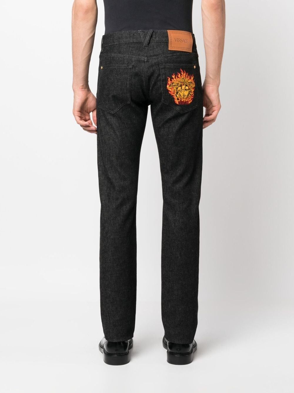 Versace o1y0425 Denim Pant in Black Size US 30 / EU 46 - 4 Thumbnail