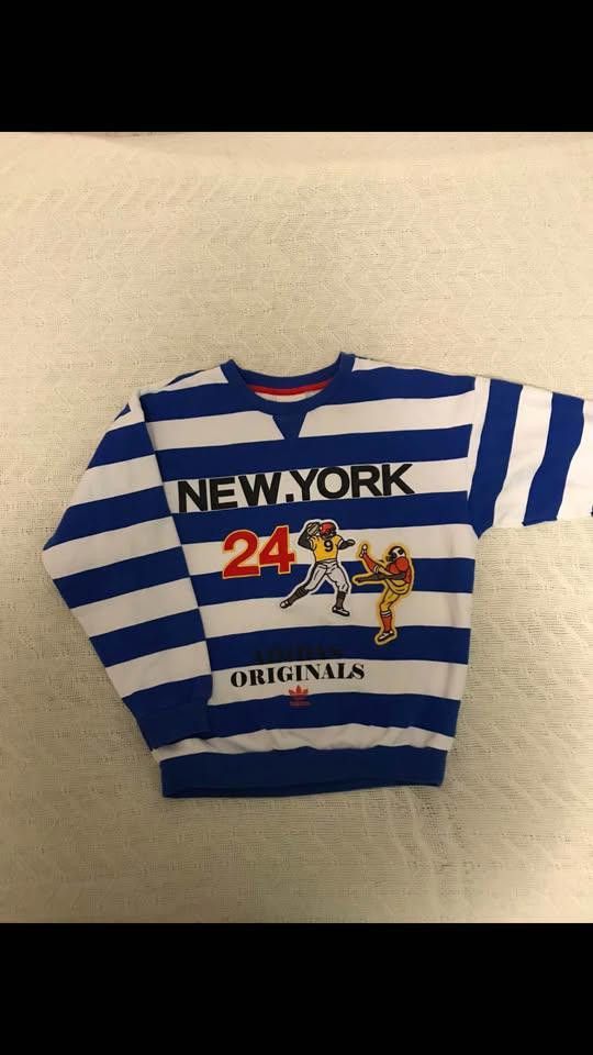 Adidas WOMENS VINTAGE ADIDAS ORIGINAL ARCHIVE STRIPED SWEATER! Size S / US 4 / IT 40 - 2 Thumbnail