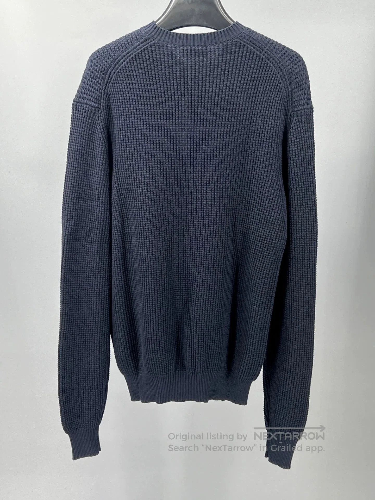 Moncler moncler men's blue cotton knit pullover. Size US S / EU 44-46 / 1 - 5 Thumbnail