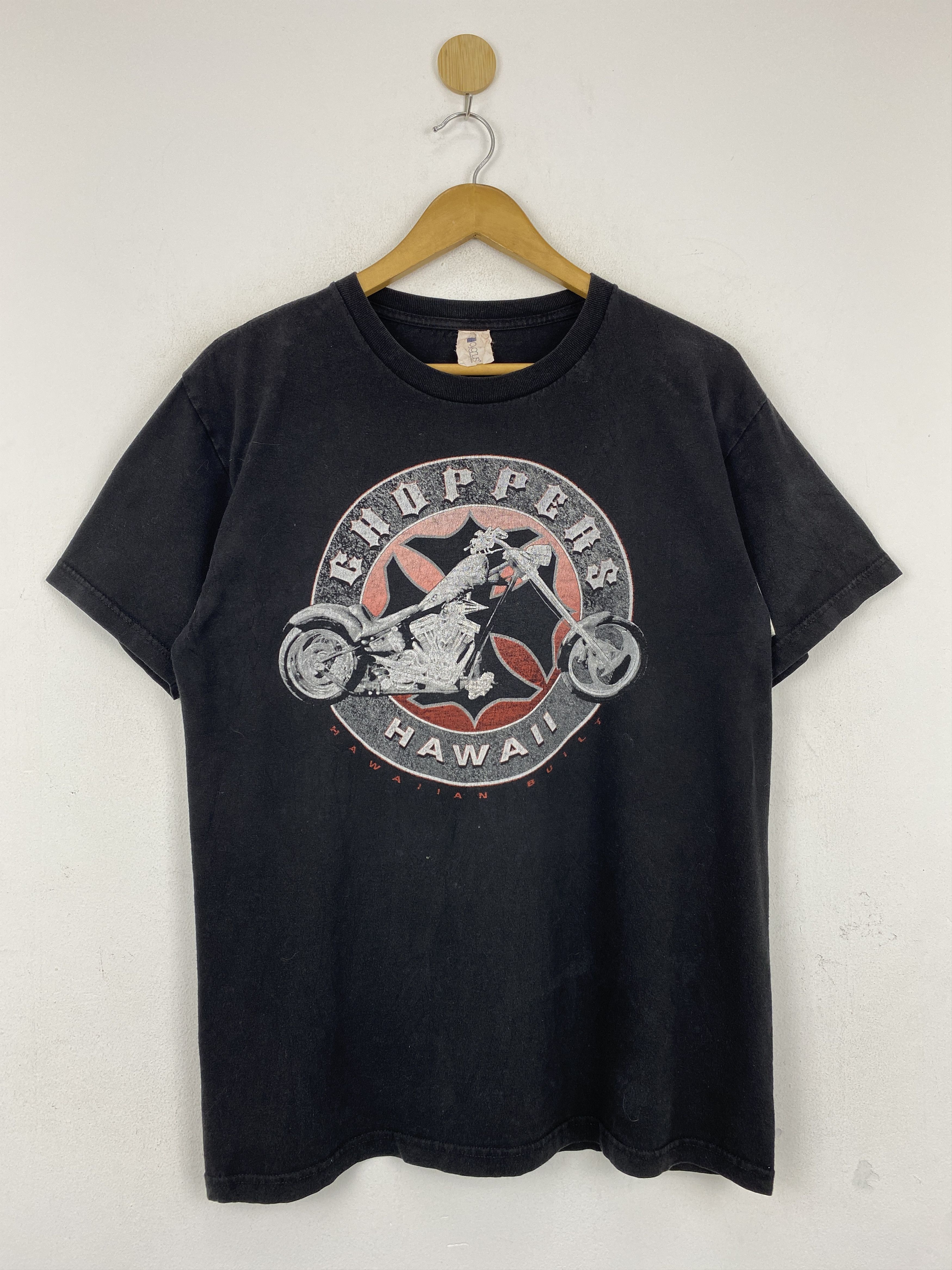 Vintage × West Coast Choppers Vintage Choppers Hawaii Motorcycle Central Logo Tee TA0656 Size US M / EU 48-50 / 2 - 1 Thumbnail