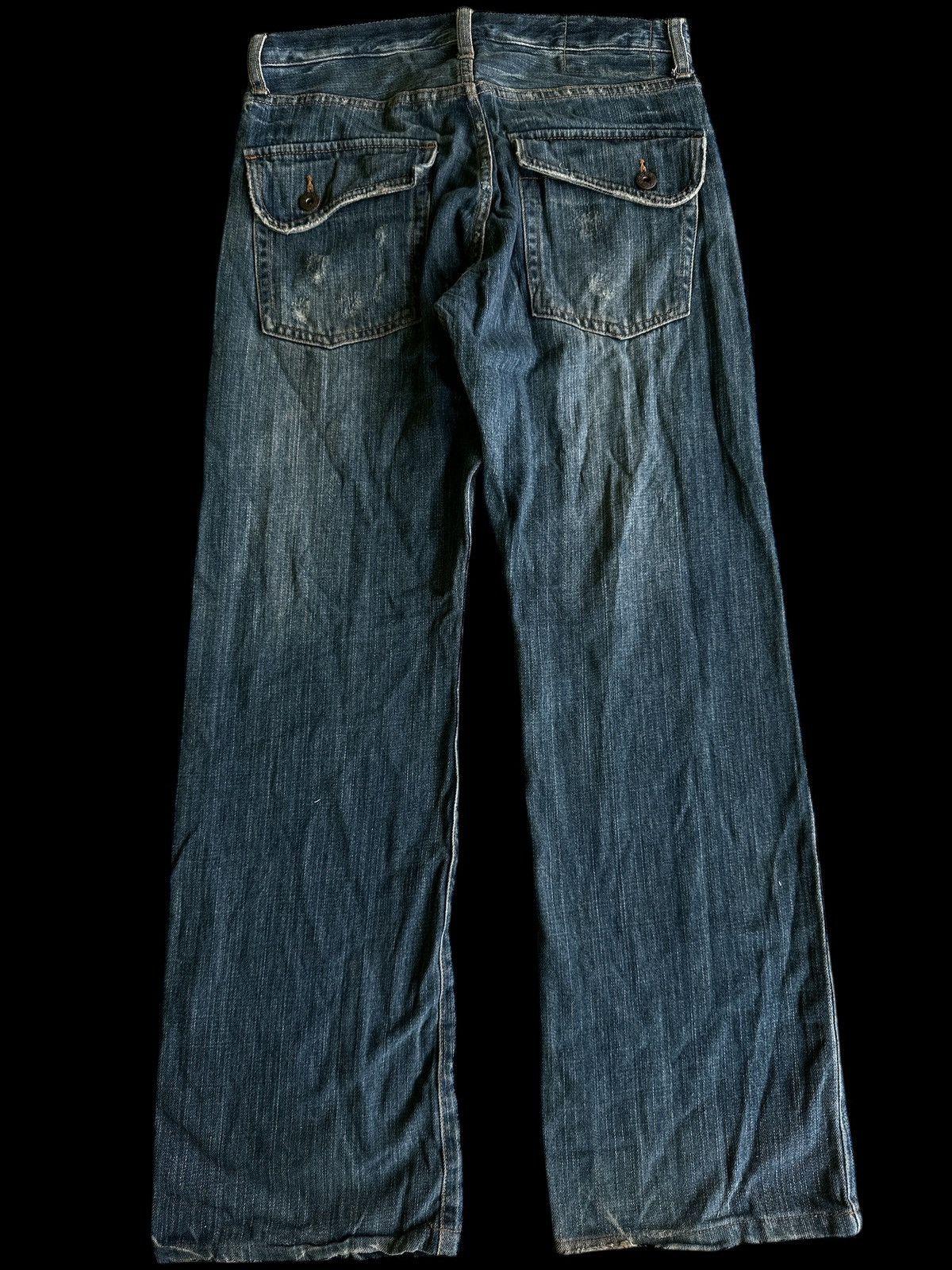 If Six Was Nine × Japanese Brand × Kapital Denim bootcut 💥 Modish Style Sashiko Style💥 Size US 30 / EU 46 - 3 Thumbnail
