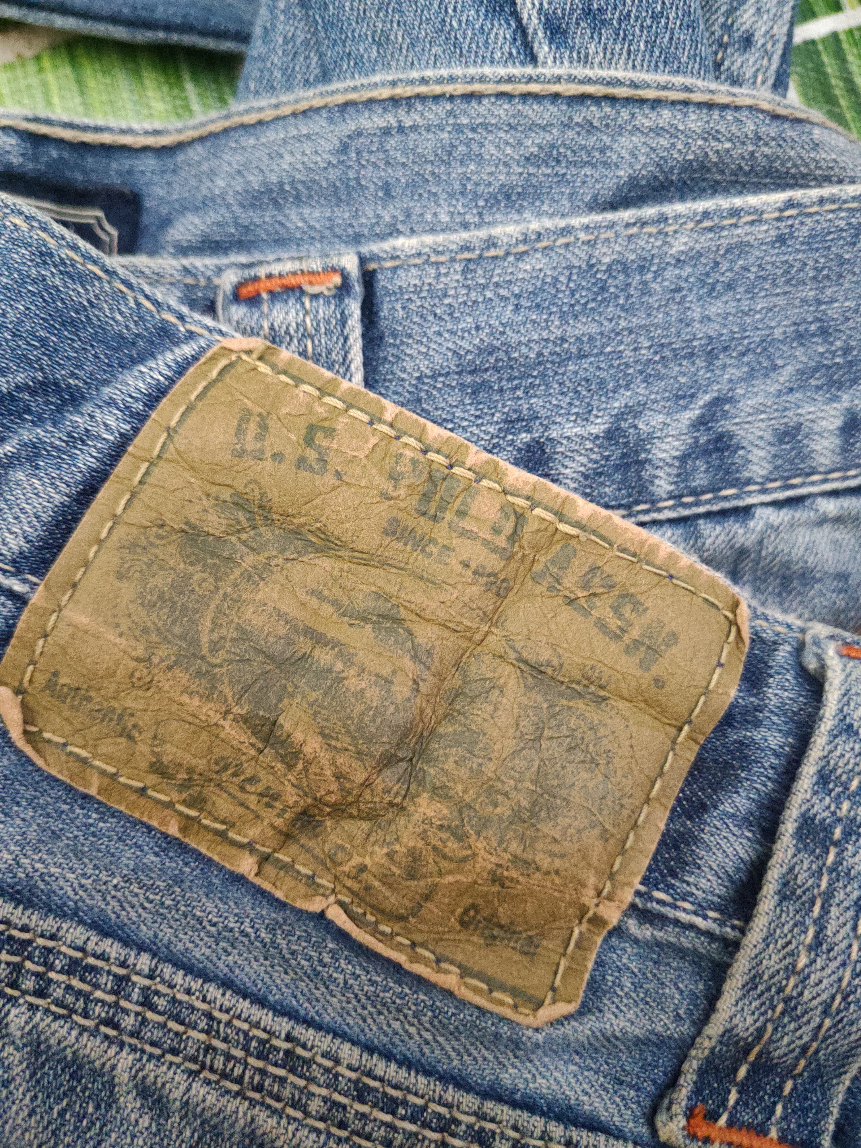 U.S. Polo Assn. DL U.S Polo Assn. Blue Distressed Ripped Jeans #1372 Size US 36 / EU 52 - 14 Thumbnail