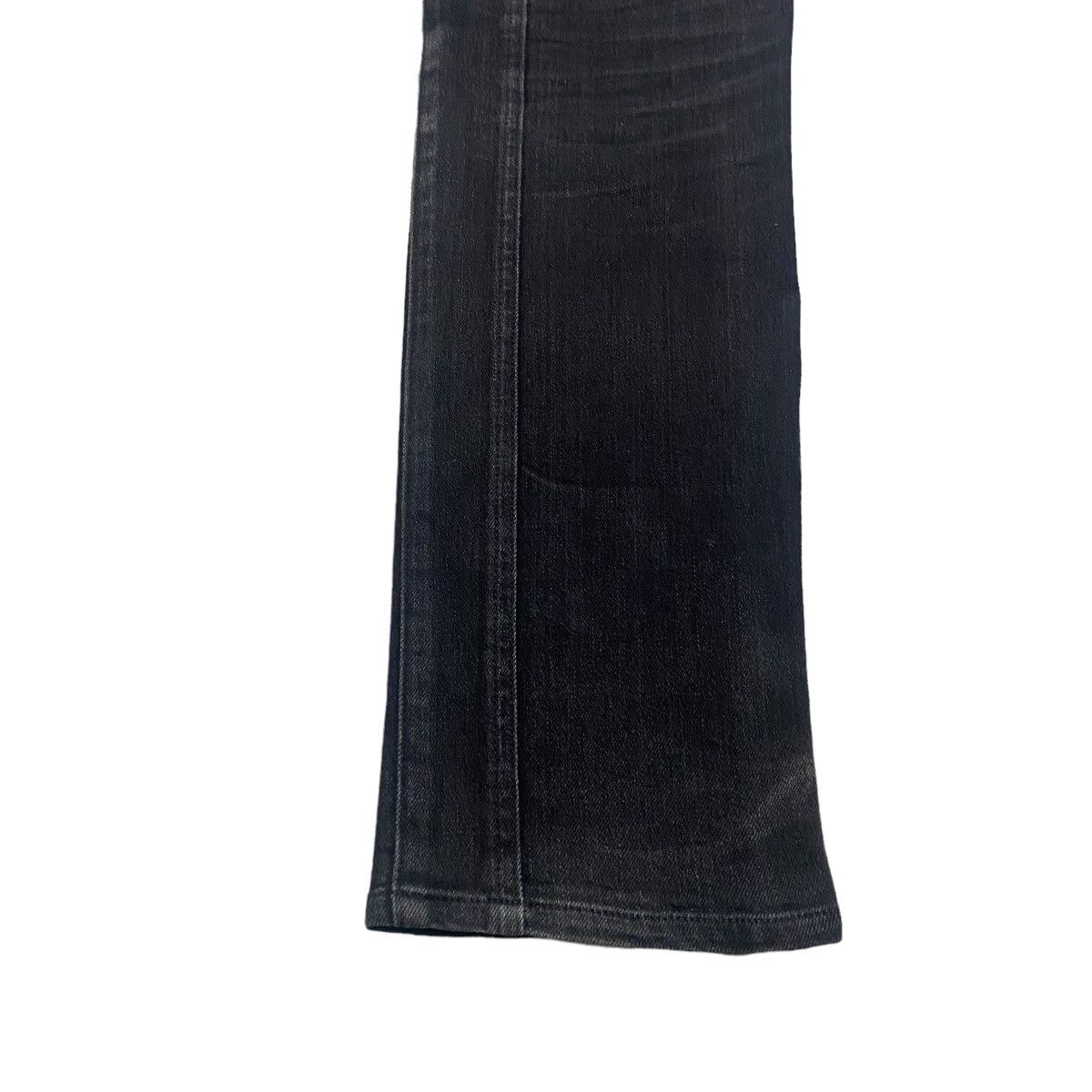 Japanese Brand HALB Black Assymetrical Denim Jeans Size US 30 / EU 46 - 15 Thumbnail