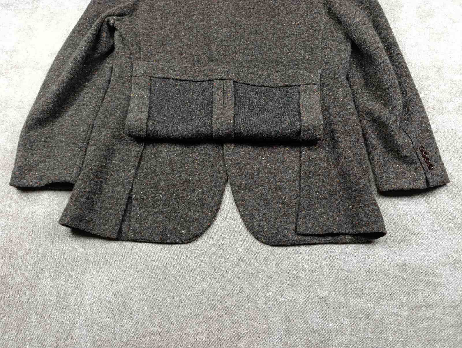 SARTORIO SARTORIO NAPOLI BY KITON MENS TWEED WOOL BLAZER JACKET Size 54R - 12 Thumbnail