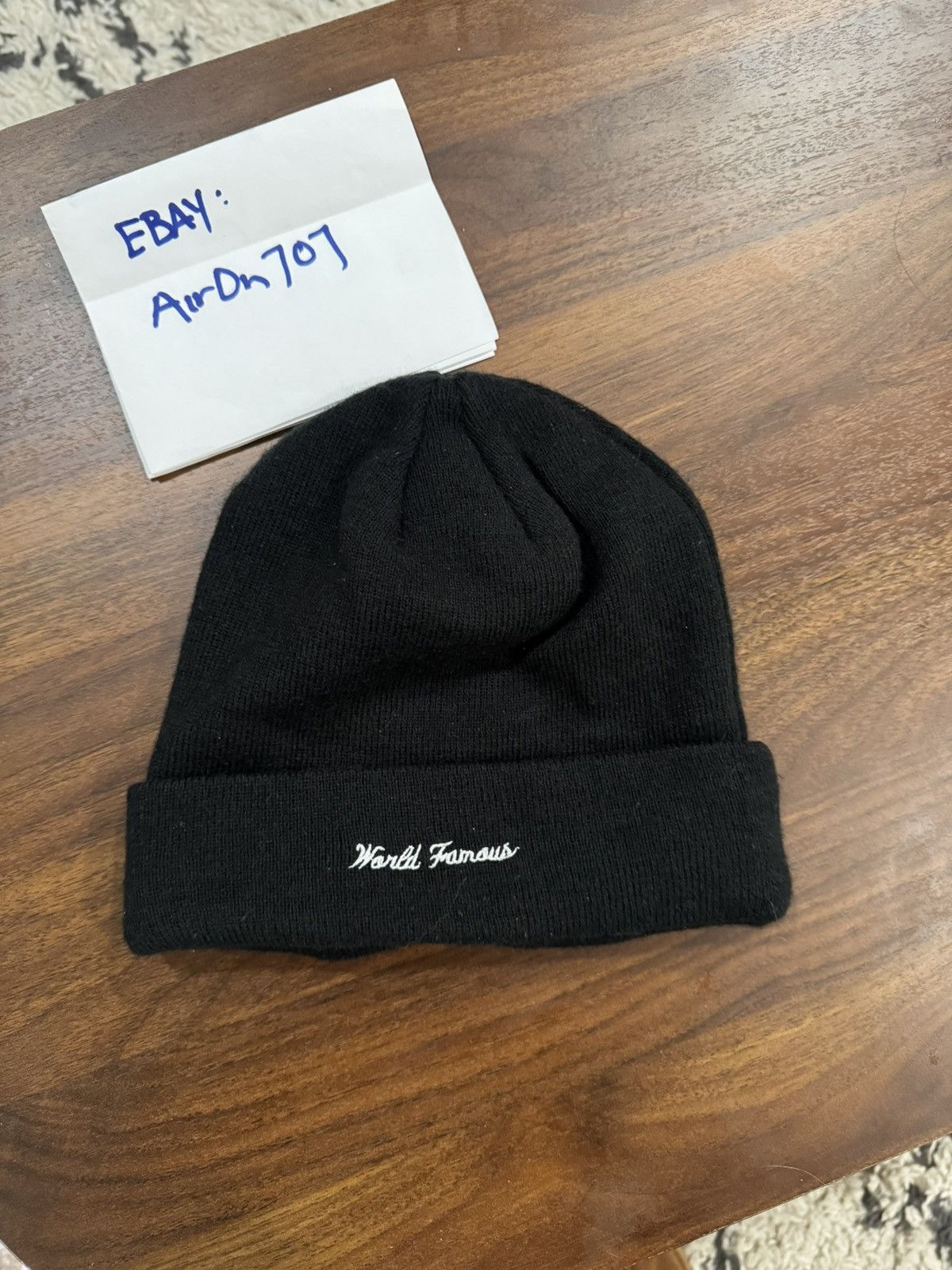 Supreme Supreme Box Logo Beanie FW17 Black Neon Size ONE SIZE - 3 Thumbnail