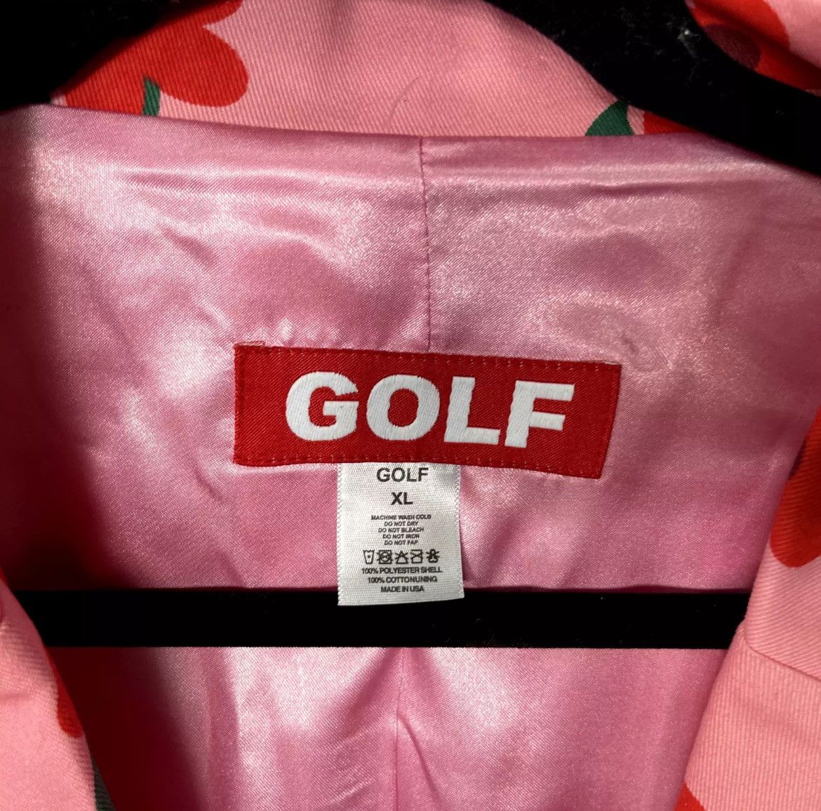 Golf Wang Golf Wang Find Some Time Blazer Jacket pink/floral XL Size 46R - 2 Thumbnail