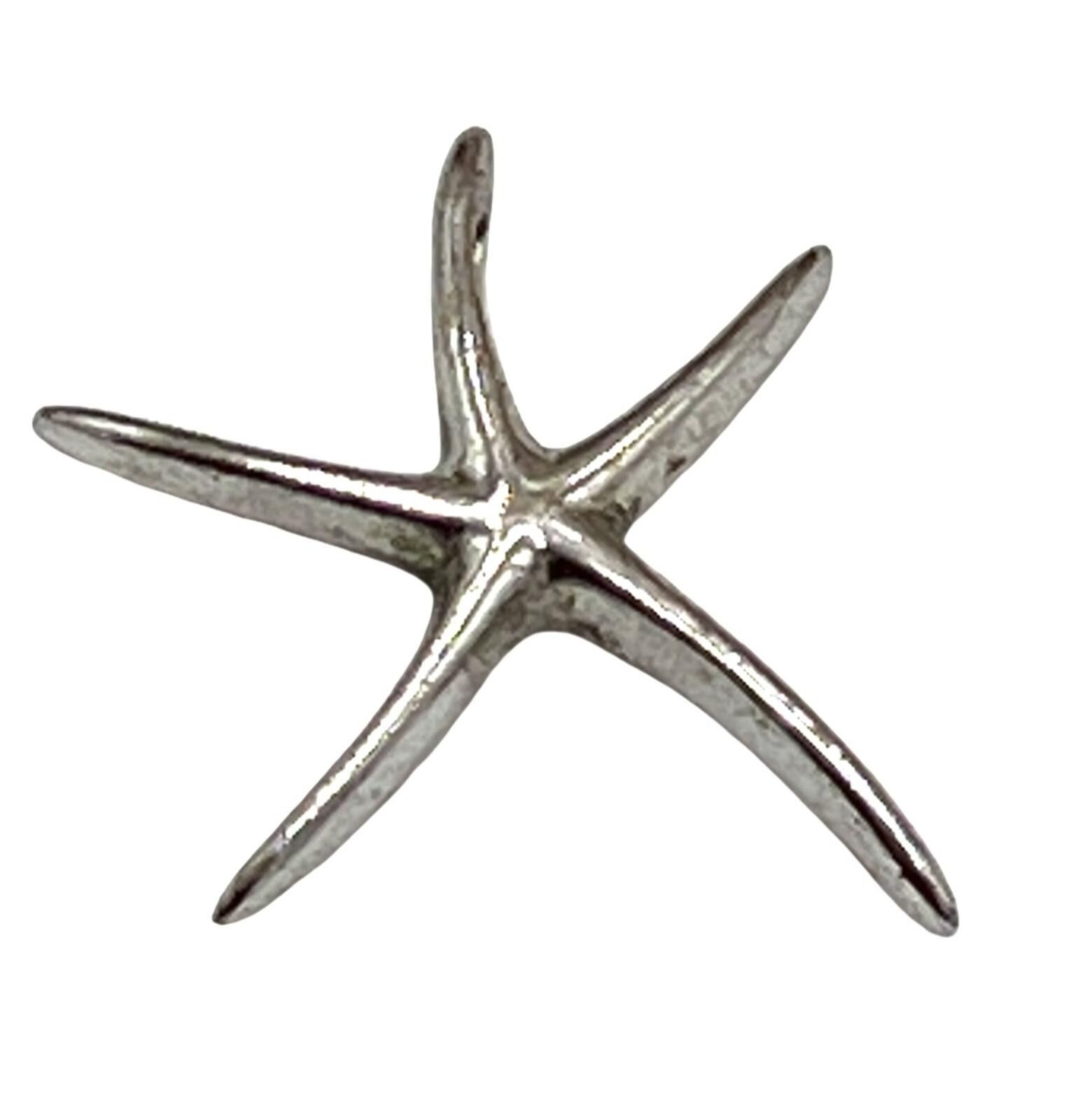 Other Sterling Silver Starfish Pendant Slider Enhancer Size ONE SIZE - 1 Thumbnail