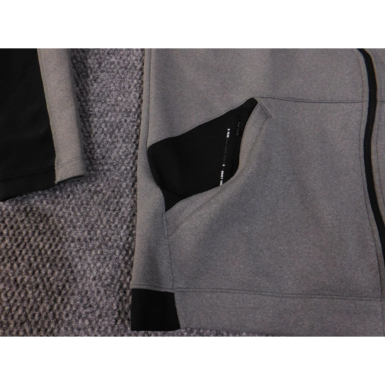 Nike Nike Pro Dri-FIT Jacket Mens Large Gray Black Full Zip Athletic Training Top Jacket Size US L / EU 52-54 / 3 - 5 Thumbnail