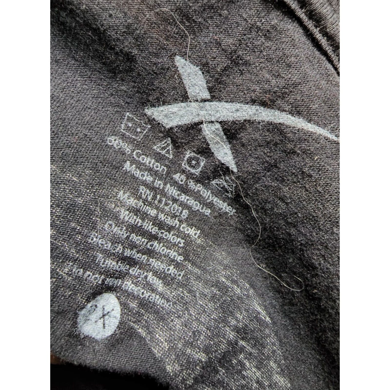 Vintage Womens 2X SpaceX Space X T-Shirt Falcon 9 Dragon Elon Tesla Black Graphic Raglan Short Sleeve V-Neck Slim Fit Size XXL / US 16-18 / IT 52-54 - 4 Thumbnail