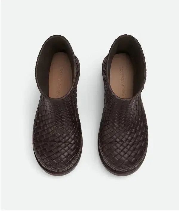 Bottega Veneta o1s1rm1025 Fireman Ankle Boots in Brown Size US 7 / EU 40 - 3 Thumbnail