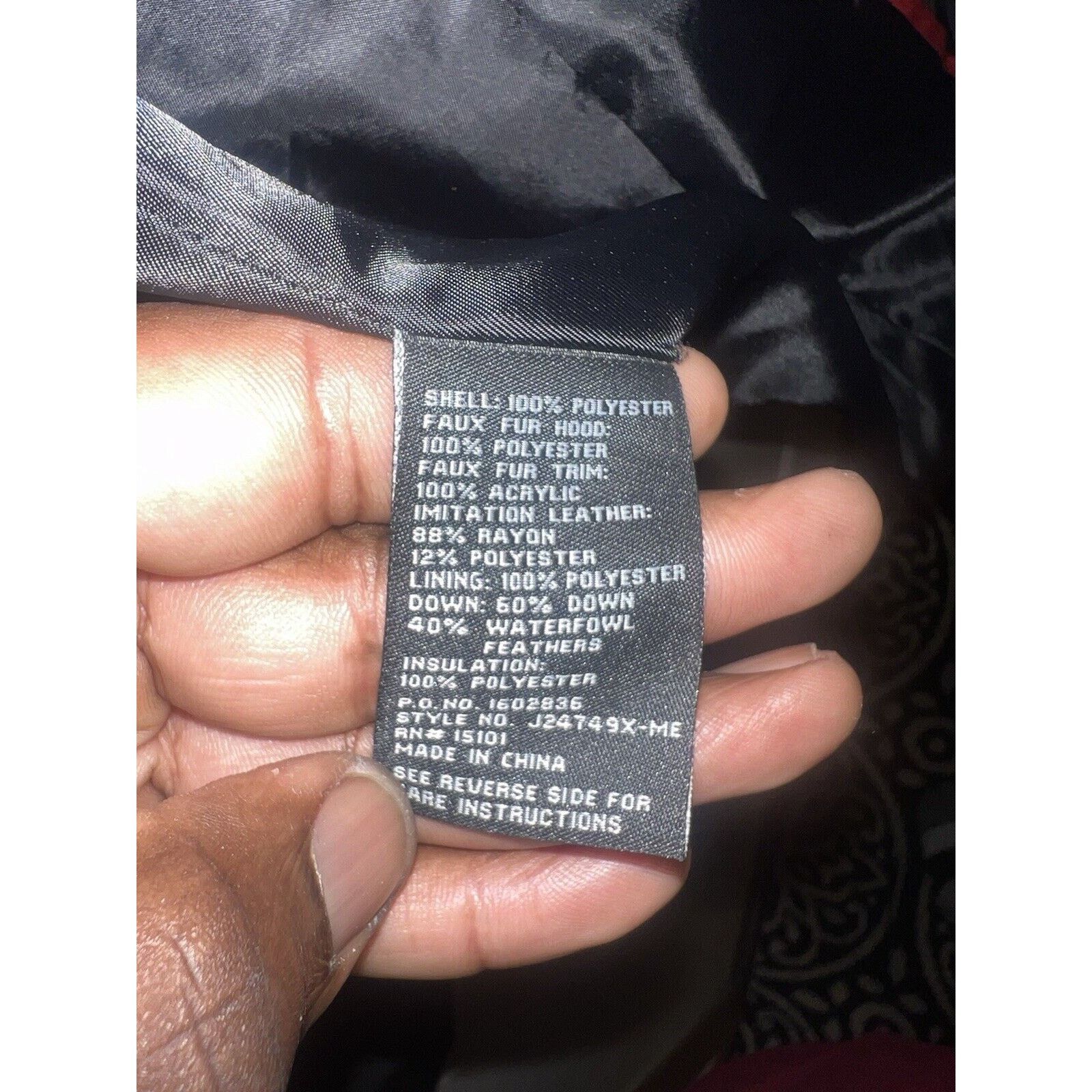 Jones New York Jones New York Women’s Down Coat Black Medium Ladies Jacket Size M / US 6-8 / IT 42-44 - 7 Thumbnail