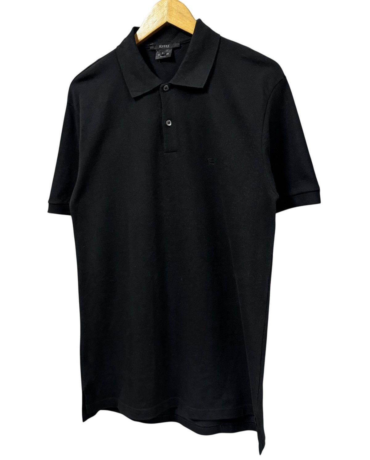 Gucci Authentic🔥Gucci Italy Embroidery Logo Polo Shirt Size US L / EU 52-54 / 3 - 6 Thumbnail