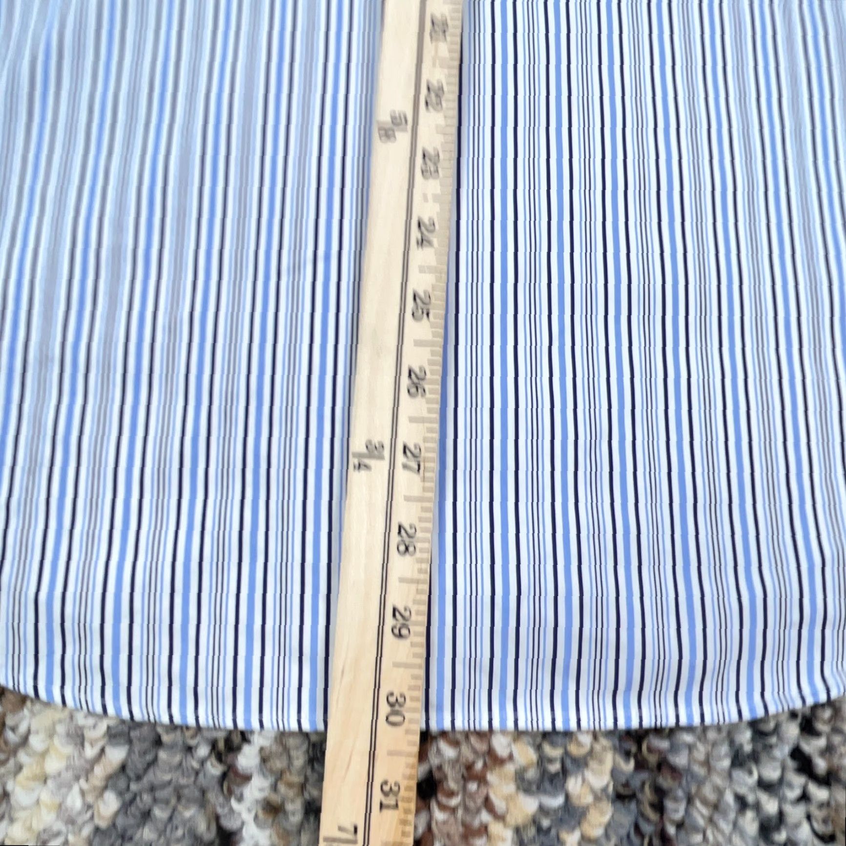 Ralph Lauren Ralph Lauren Shirt Men 16 34 Button-Up Classic Fit Striped Poplin Blue White Casual Shirt Adults Mens Size US L / EU 52-54 / 3 - 7 Thumbnail