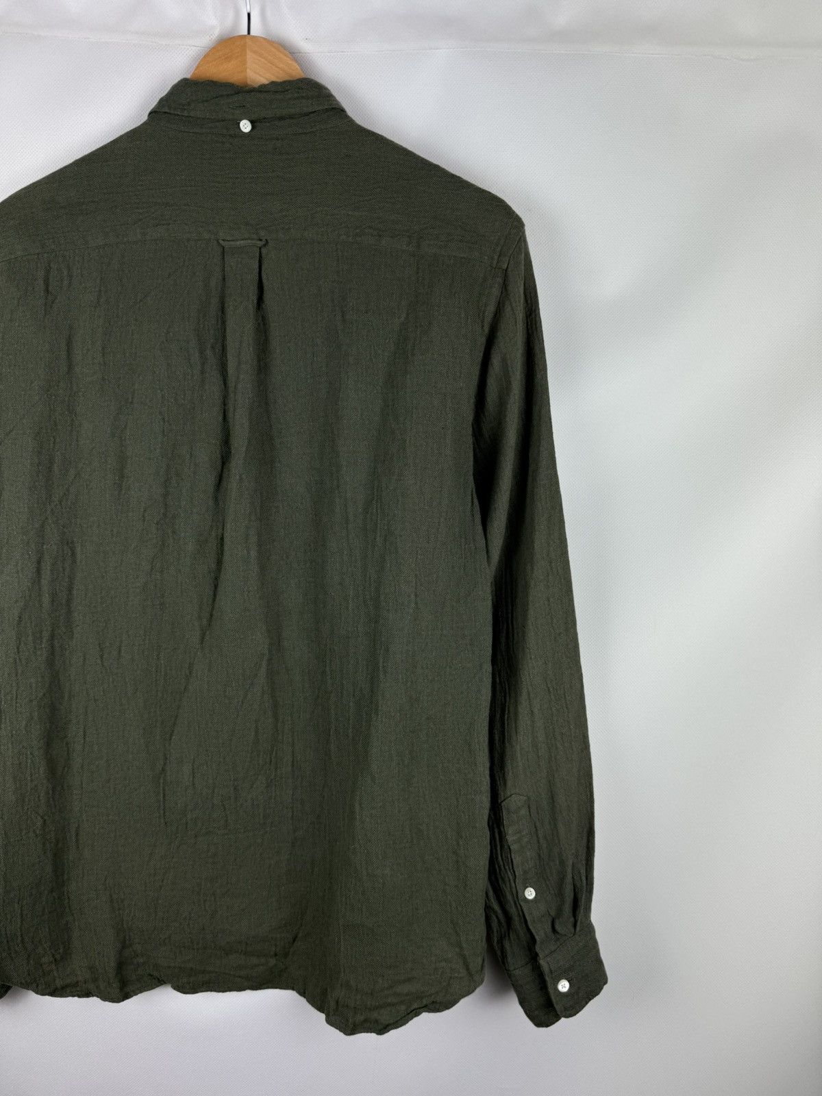 Beams Plus Beams Plus Japan Men’s Long Sleeve Linen Button Up Shirt Size US M / EU 48-50 / 2 - 18 Thumbnail