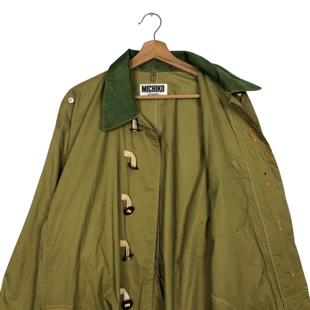 Michiko Koshino 🔥VINTAGE CHORE LONG JACKET MICHIKO KOSHINO ISSEY MIYAKE Size US L / EU 52-54 / 3 - 13 Thumbnail