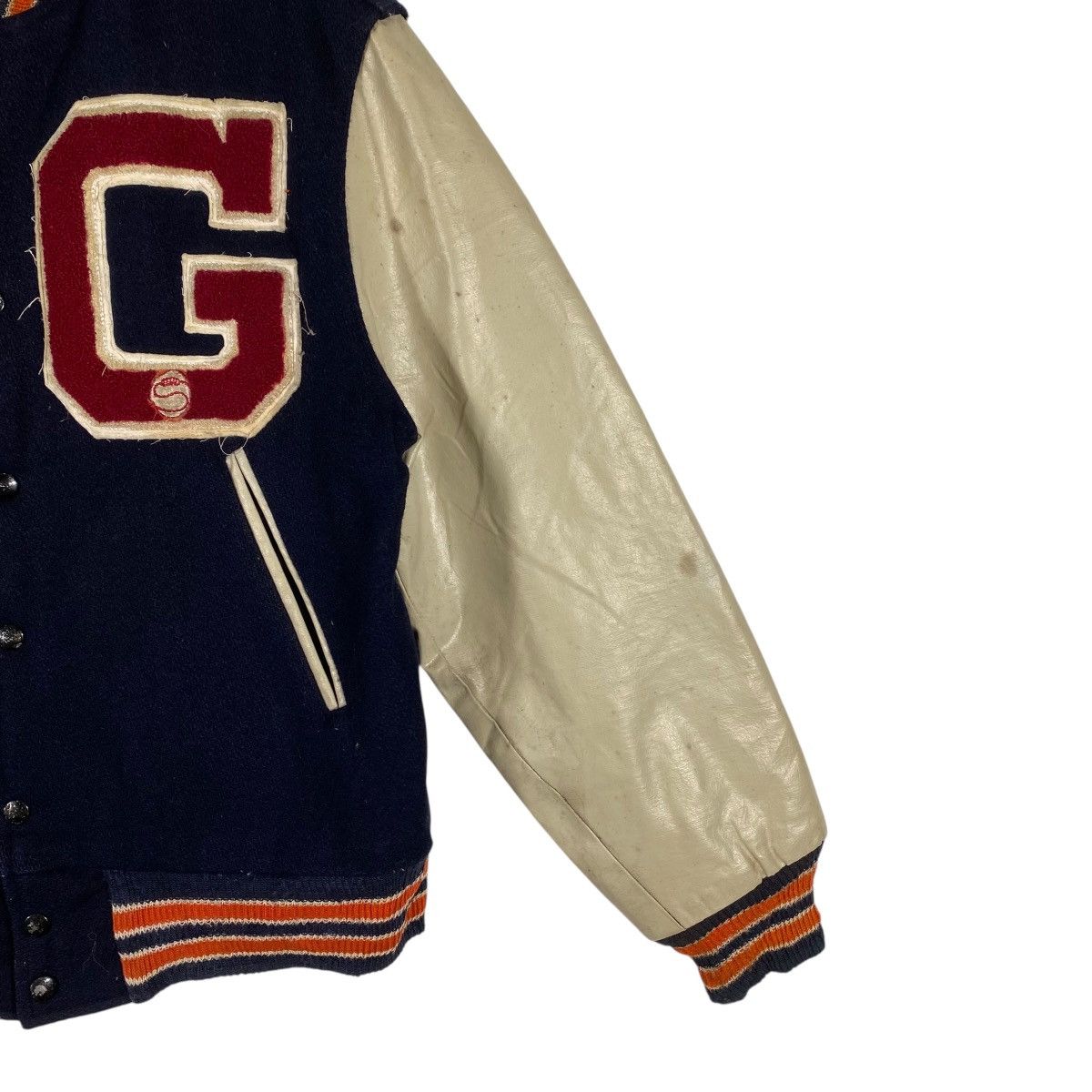 Champion Vintage 50s 60s Champion Running Man Labelled Varsity Jacket Size US M / EU 48-50 / 2 - 5 Thumbnail