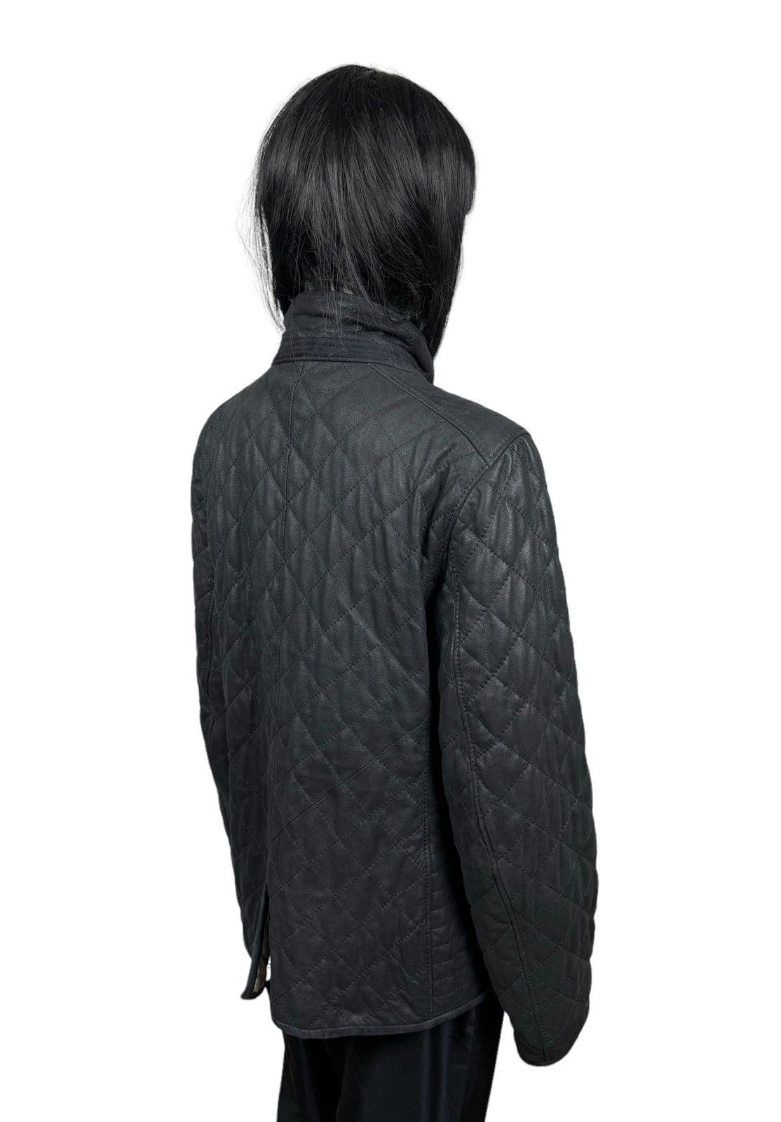 Designer Werner Christ Genuine Leather Quilted Jacket Women size 42 Size M / US 6-8 / IT 42-44 - 11 Thumbnail
