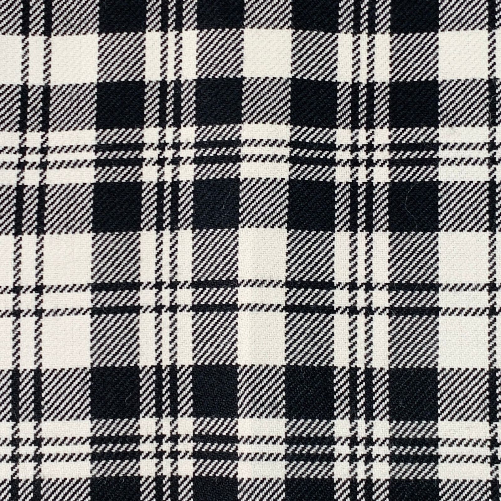 Burberry Black White Plaid Wool Mohair Side Tabs Tapered Dress Pants Size US 36 / EU 52 - 2 Thumbnail
