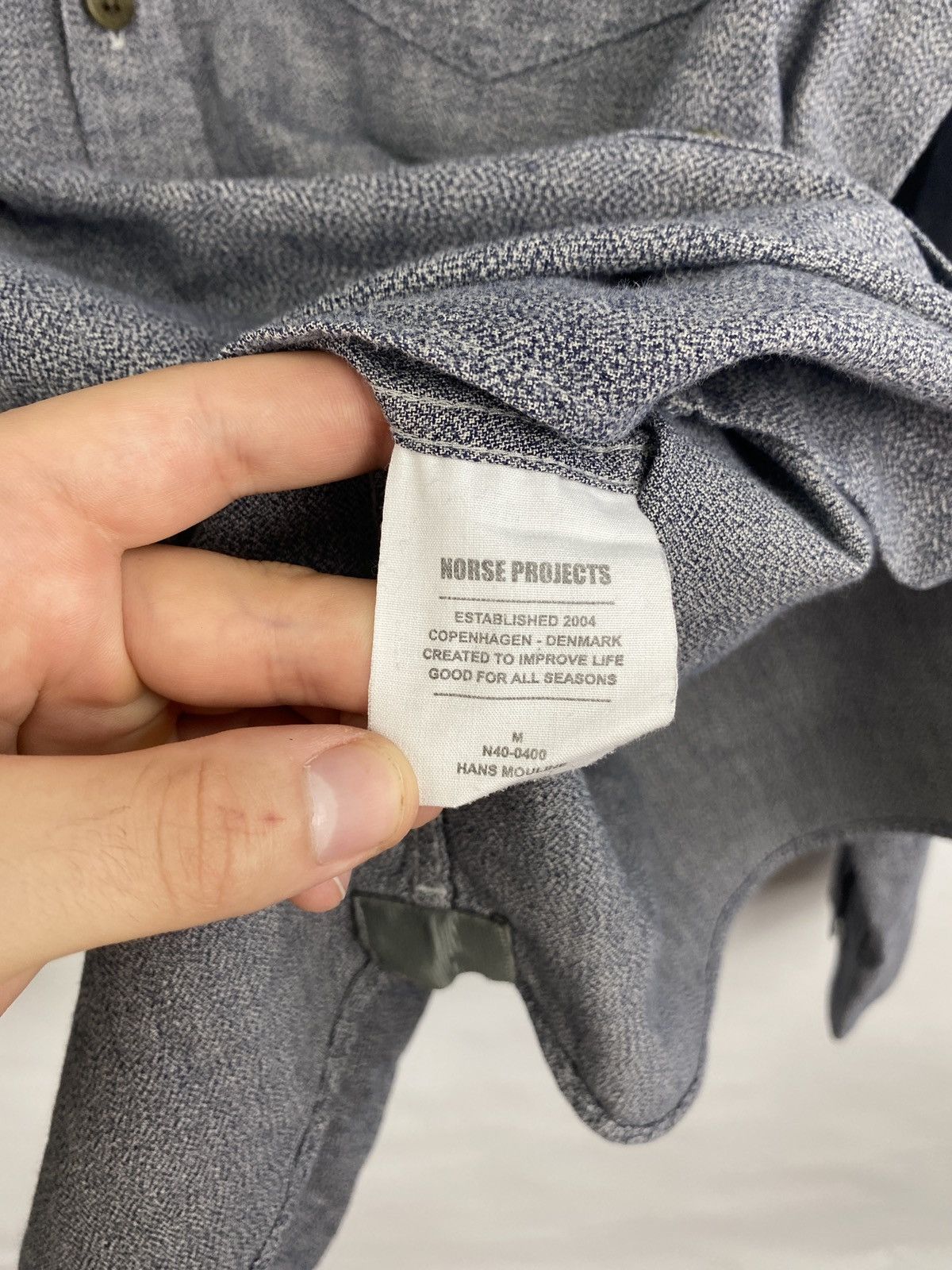 Norse Projects 🇩🇰 Norse Projects Classic Shirt Denmark Size US M / EU 48-50 / 2 - 6 Thumbnail
