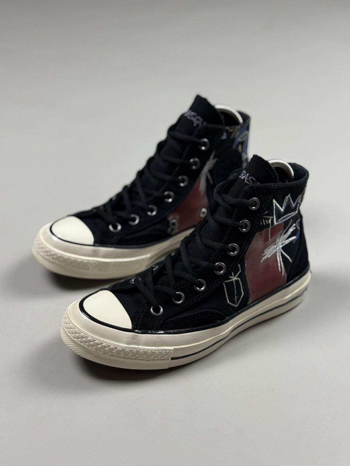 Converse Converse Jean-Michel Basquiat Chuck Taylor High Top Sneakers Size US 7 / IT 37 - 13 Thumbnail