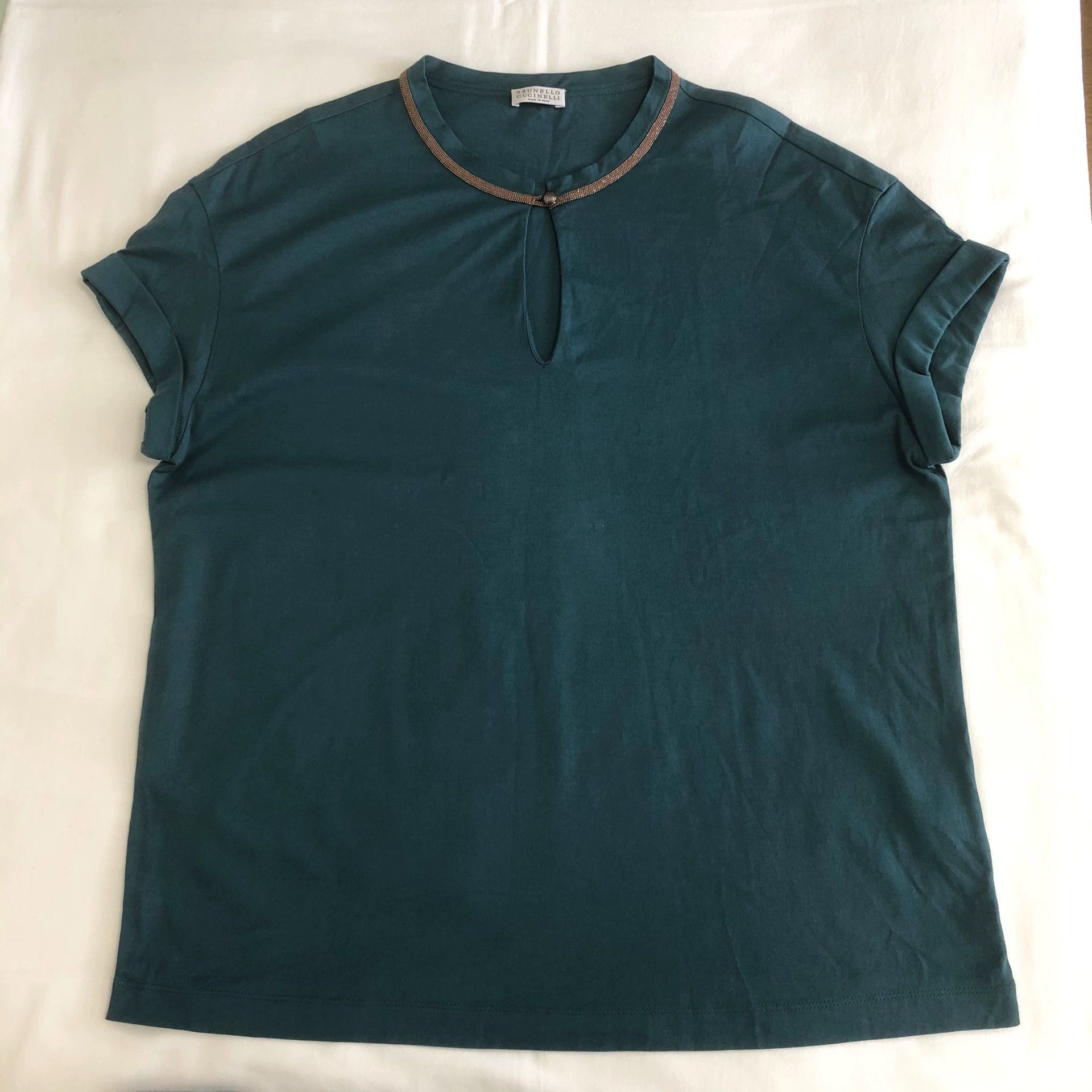Brunello Cucinelli Brunello Cucinelli Short Sleeve Top XL - dmc Size US XL / EU 56 / 4 - 1 Thumbnail