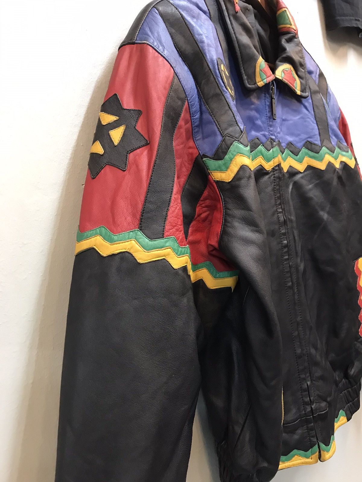 Vintage Vintage Native american indiana leather jacket Size US L / EU 52-54 / 3 - 4 Thumbnail