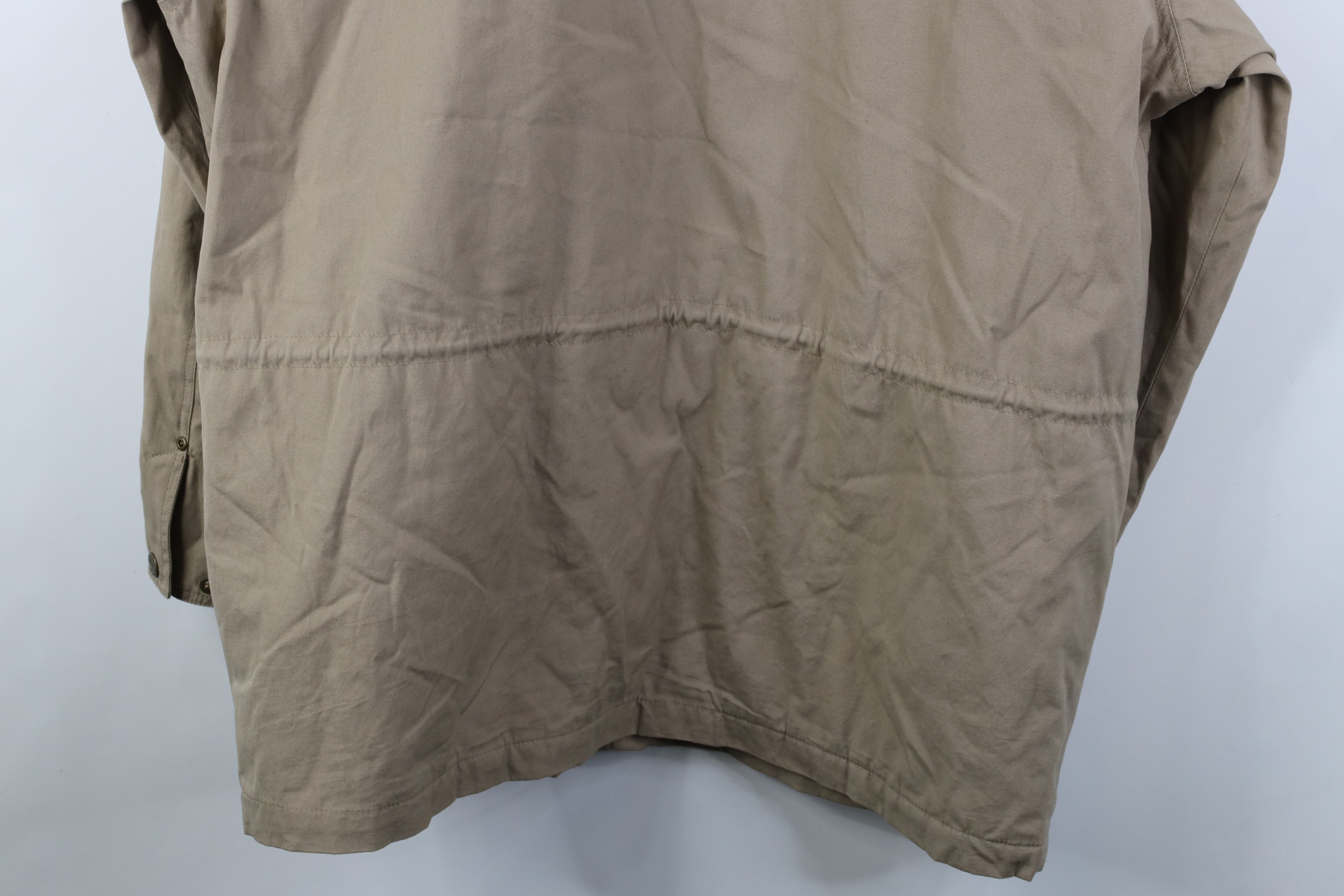 Vintage Vintage 90s Y2K Streetwear Leather Trim Parka Barn Jacket Size US XXL / EU 58 / 5 - 15 Thumbnail