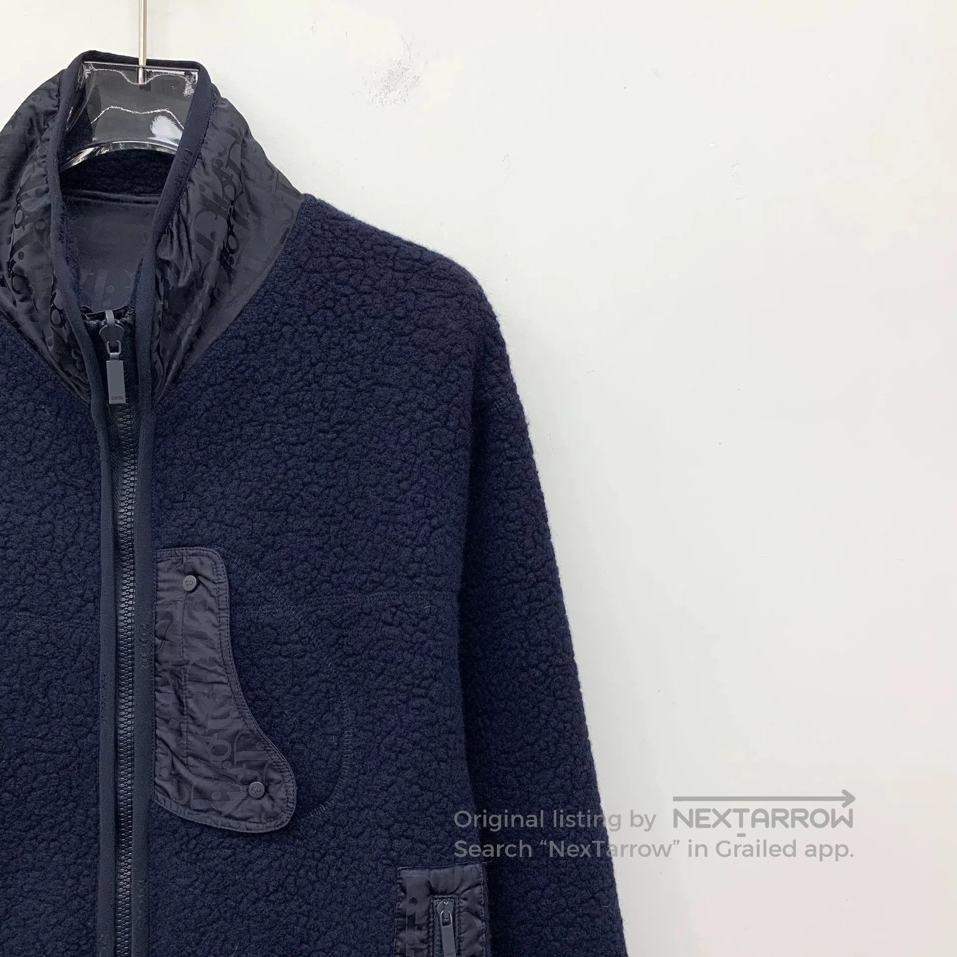 Dior dior navy blue logo wool jacket. Size US S / EU 44-46 / 1 - 9 Thumbnail
