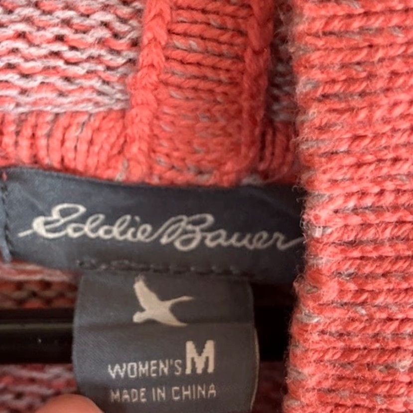 Eddie Bauer Eddie Bauer Womens Sweatshirt Pink Long Sleeve Cowl Neck Thermal Stretch M Sweatshirt Size M / US 6-8 / IT 42-44 - 6 Thumbnail