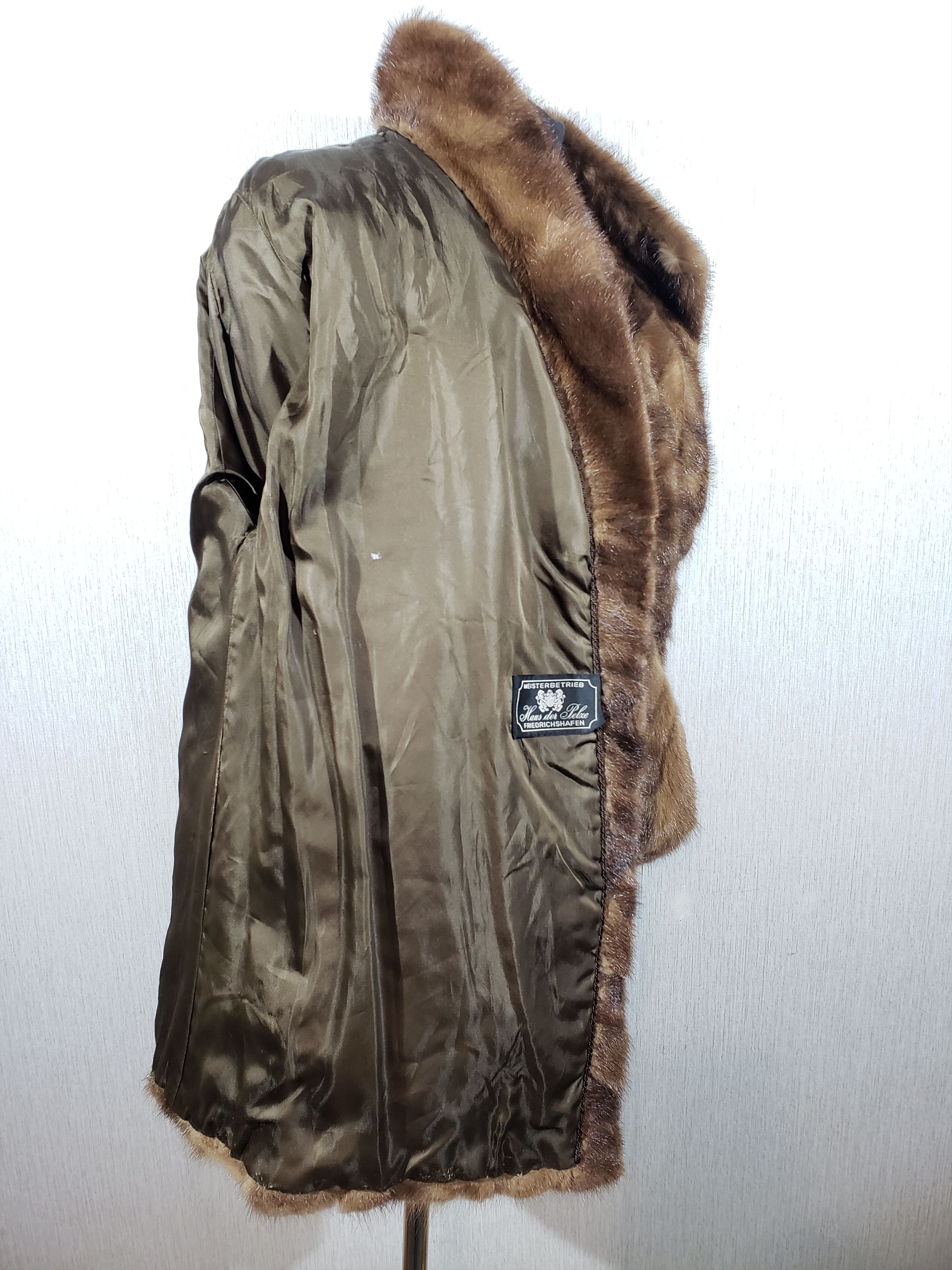Other Stylish brown women's mink coat. Size XL / US 12-14 / IT 48-50 - 8 Thumbnail