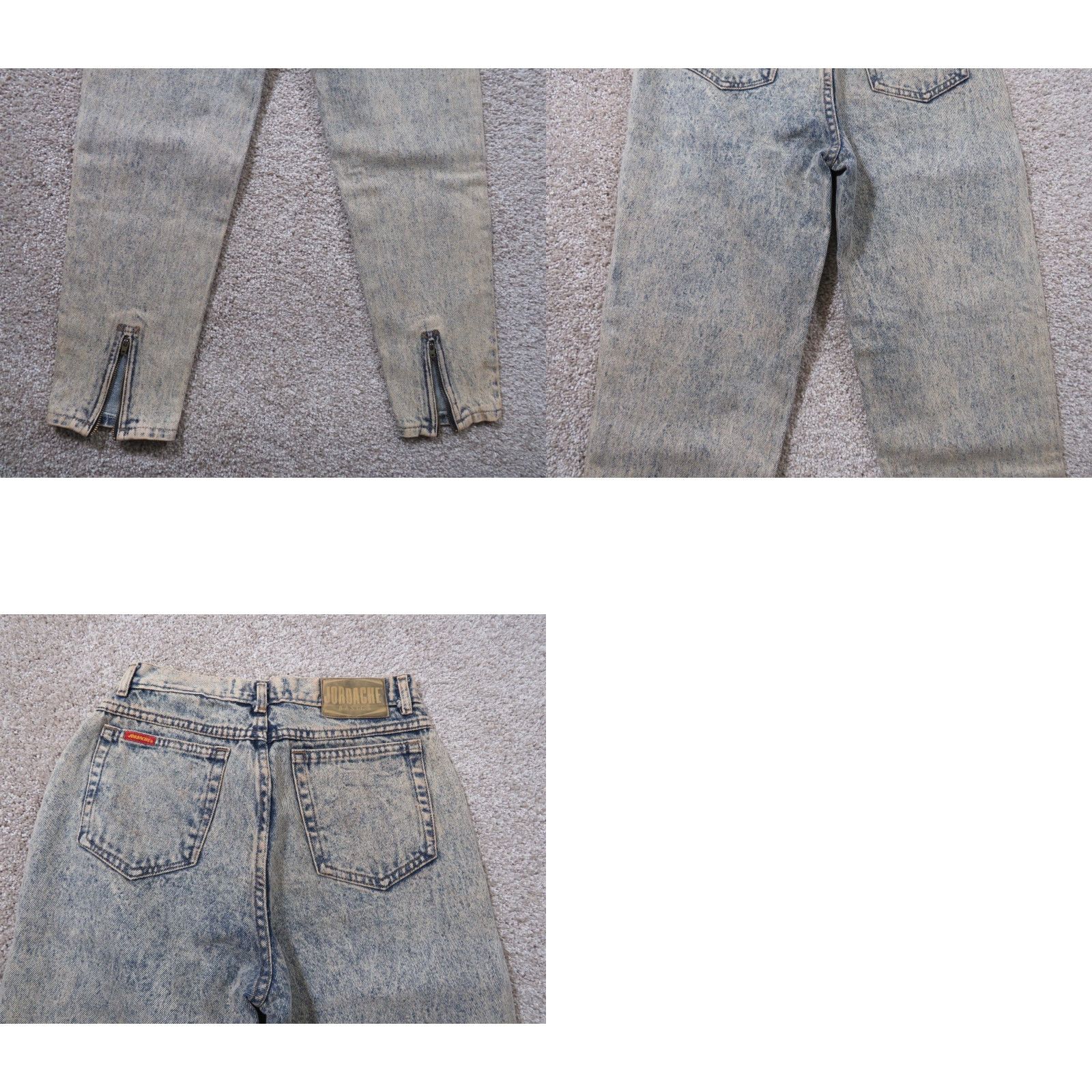 Jordache VTG Jordache Jeans Denim USA Ladies Misses 9 26X27 High Waist Acid wash Blue 1980s Disco Womens Size 26" / US 2 / IT 38 - 9 Thumbnail