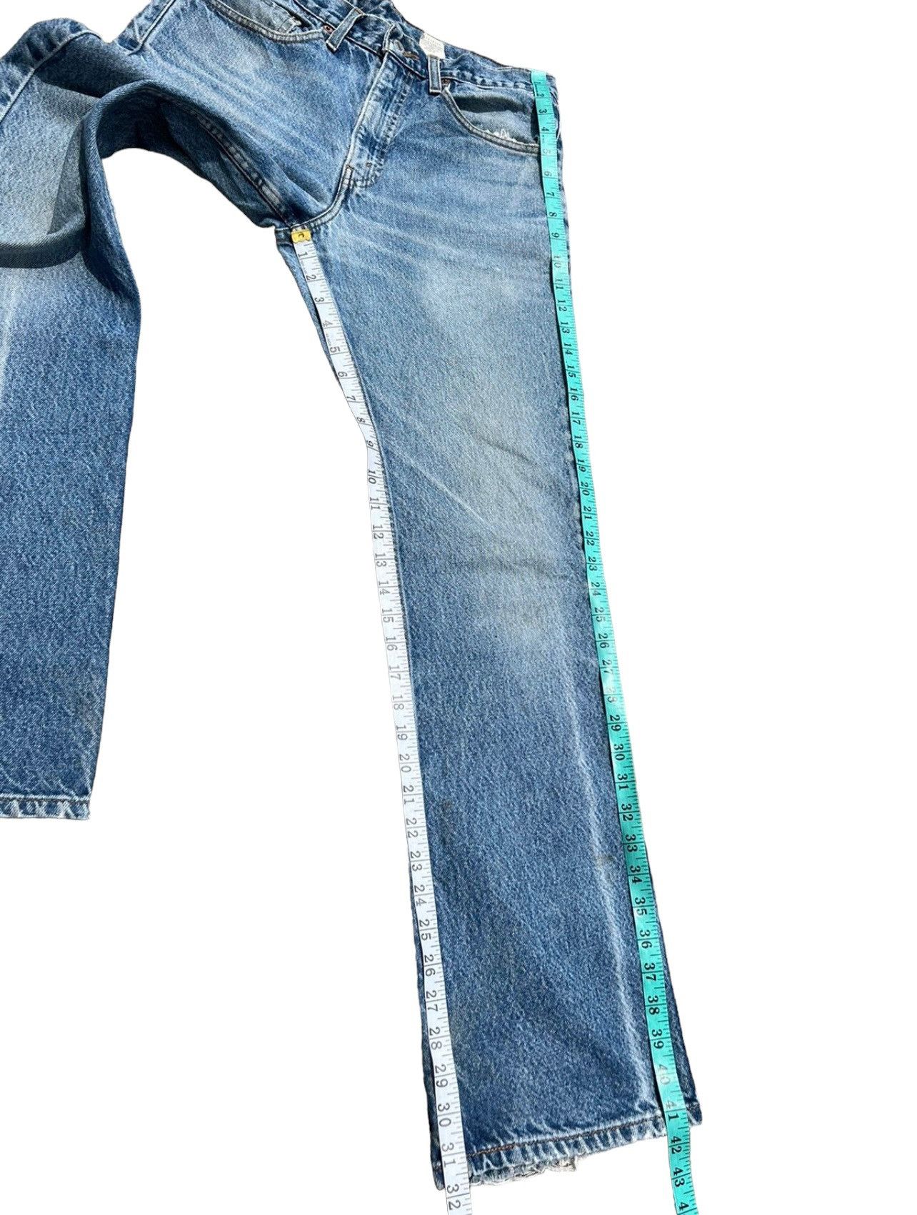 Levi's × Vintage Flare Vintage 1999 Levi’s 517 Fade Blue Denim Jeans Size US 31 - 5 Thumbnail