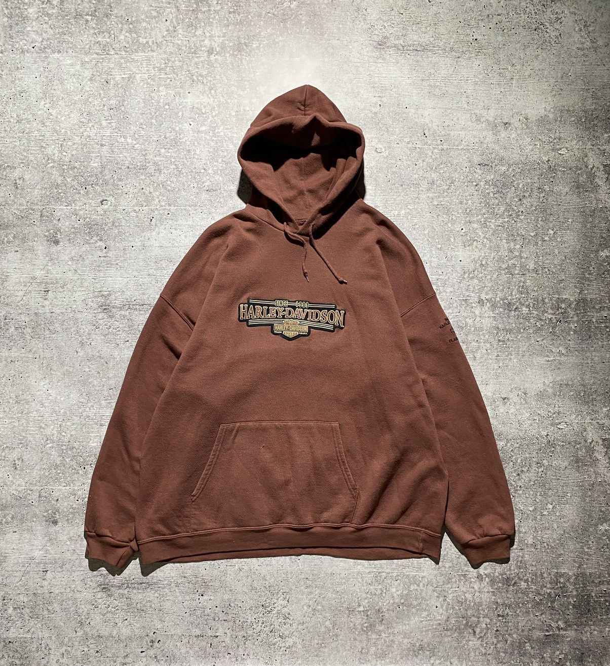 Harley Davidson × Vintage Vintage Harley Davidson Hoodie Size US XL / EU 56 / 4 - 2 Thumbnail