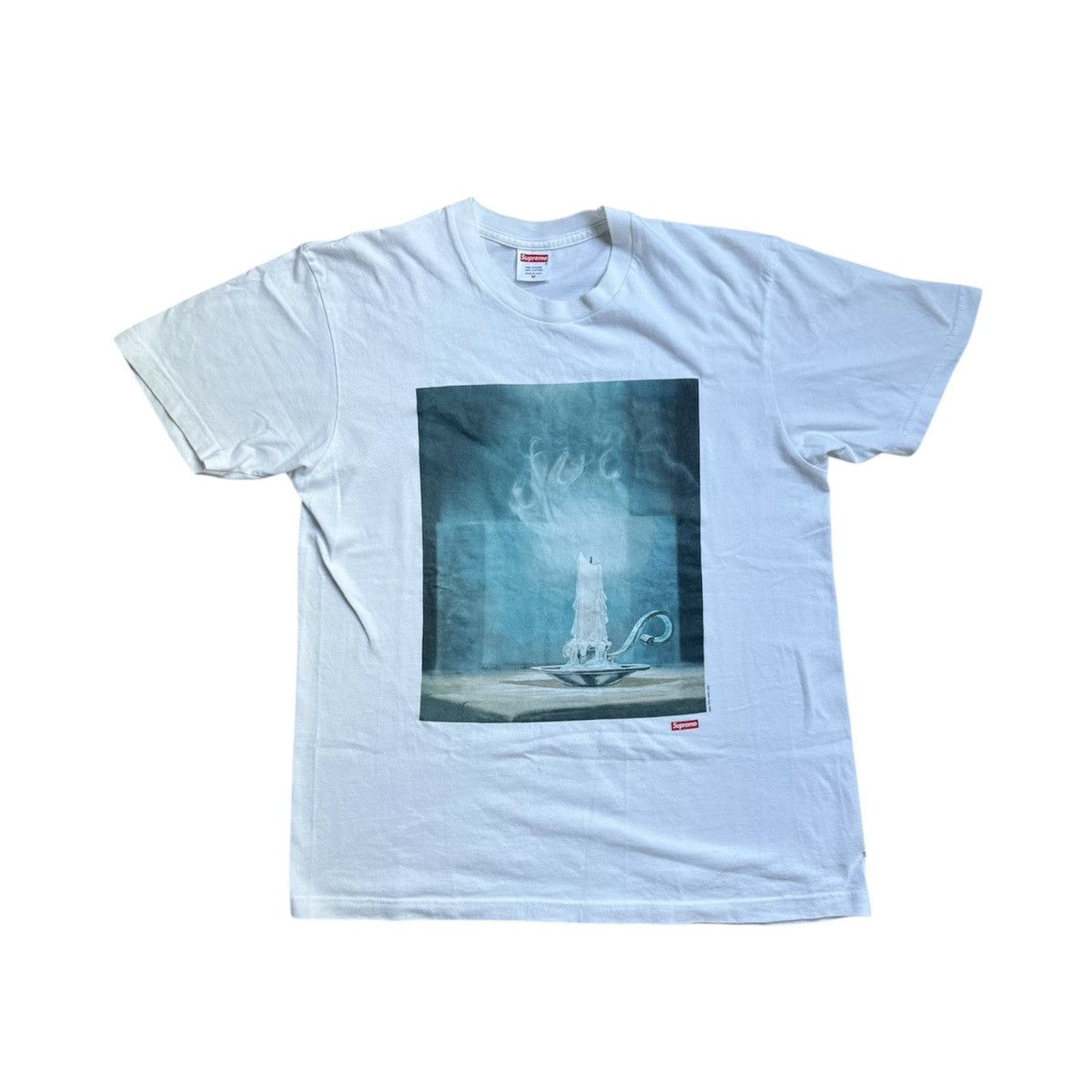 Supreme candle burning T-shirt