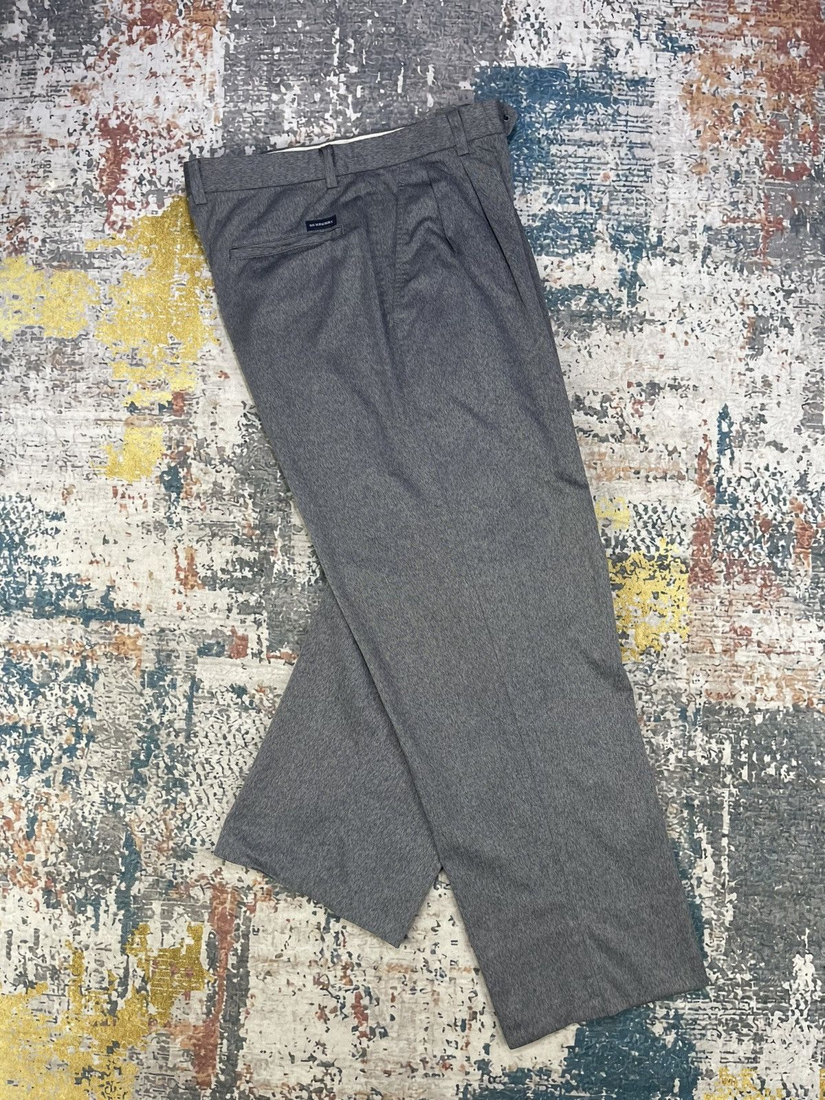 Burberry Burberry London Grey Business Formal Pants Size US 33 - 1 Thumbnail
