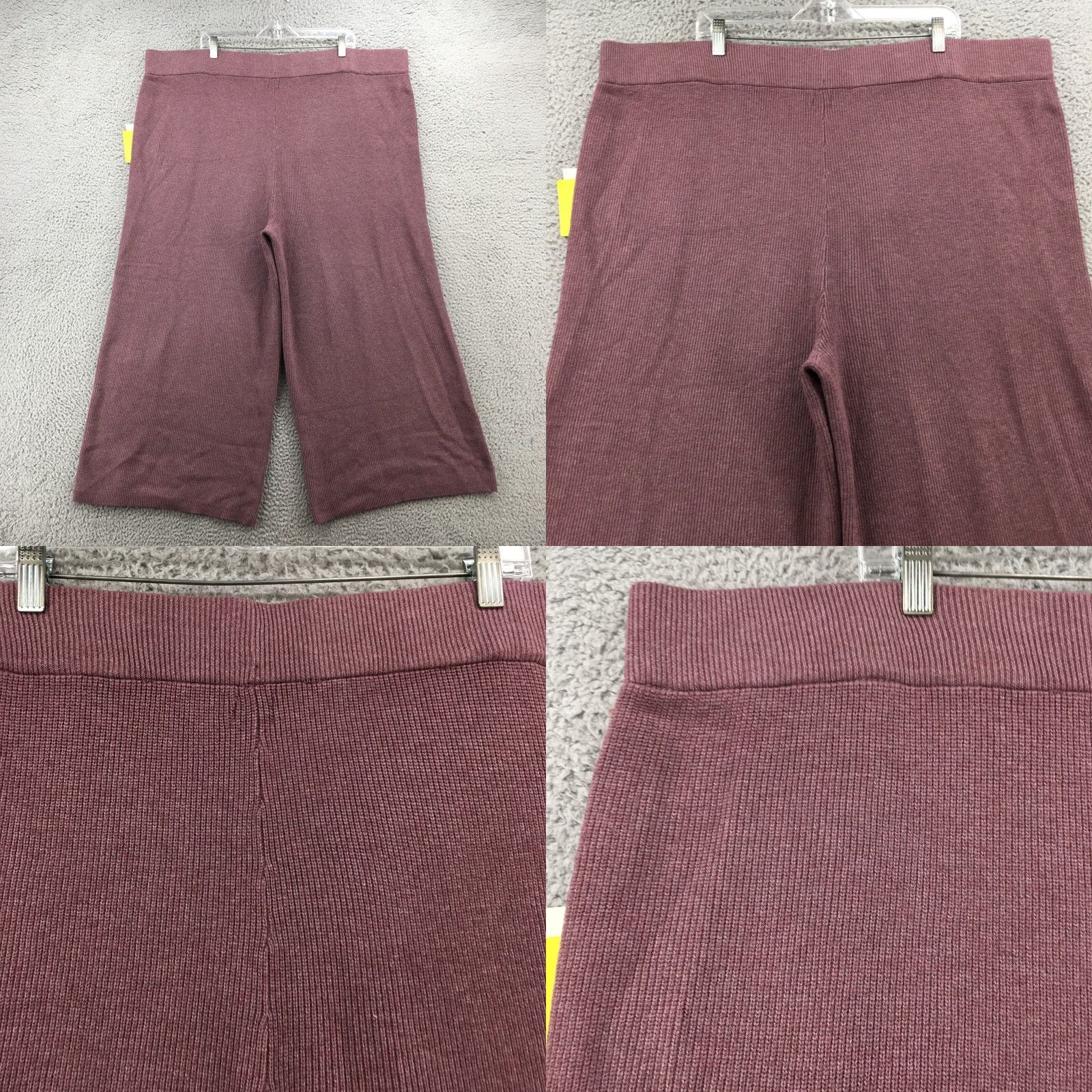 Vintage A New Day Purple 3X Wide-Leg Pants High Rise Pull On Womens Pant Shirt? Size XXL / US 16-18 / IT 52-54 - 9 Thumbnail