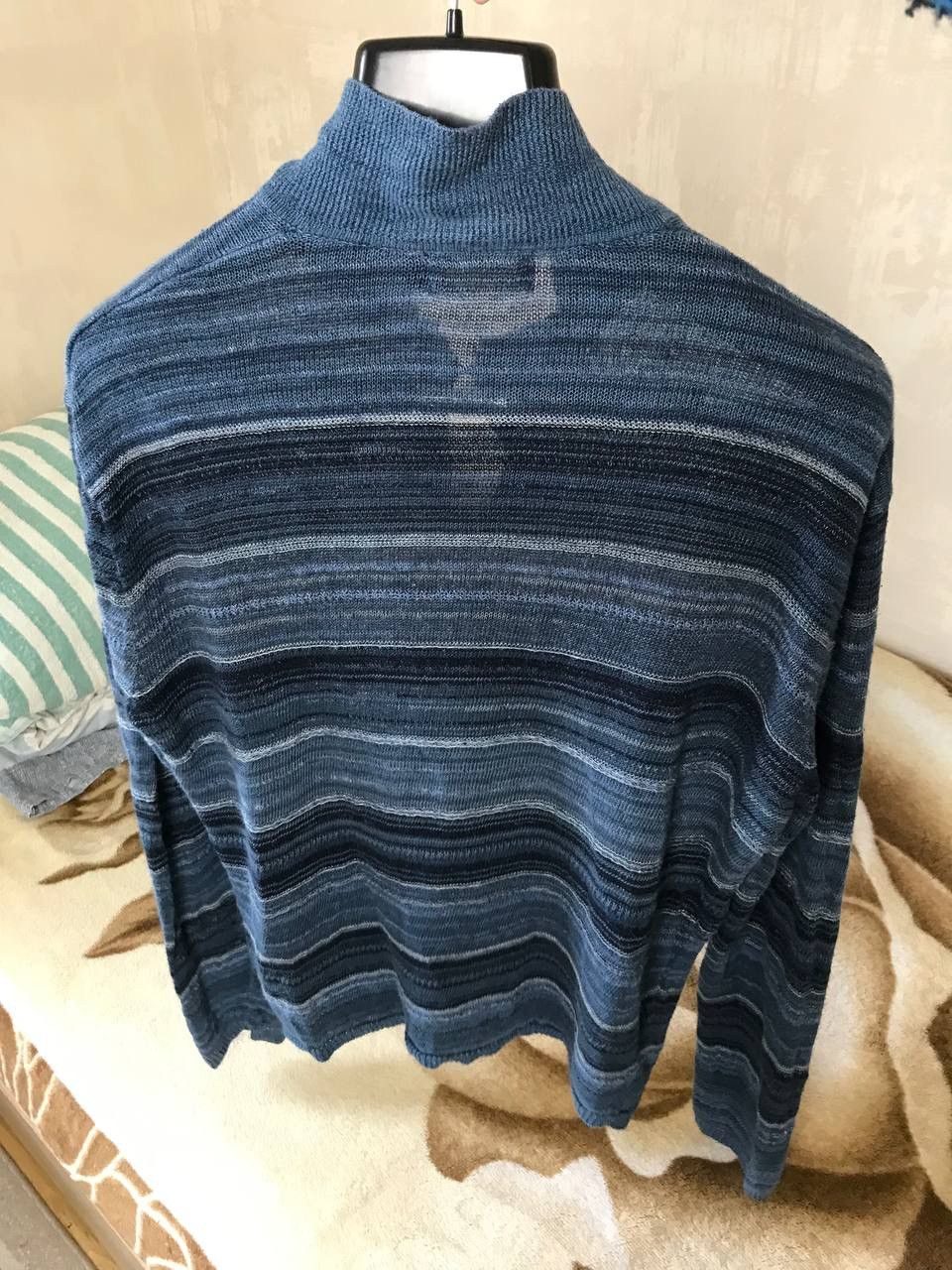 Vintage 🔥 Polo Ralph Lauren Loose Knit Linen Sweater Chief Keef Y2K Size US L / EU 52-54 / 3 - 7 Thumbnail