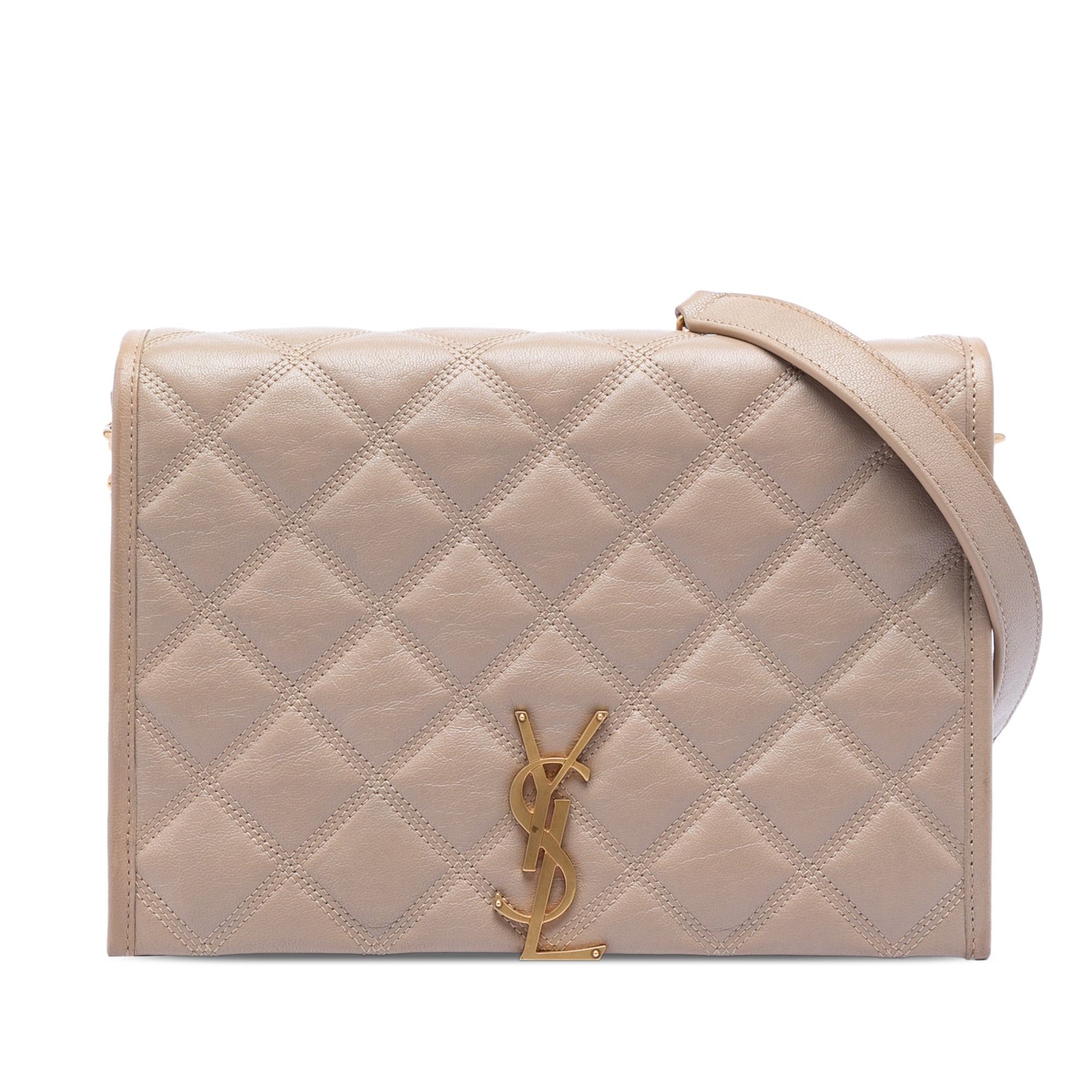 Saint Laurent Paris Mini Quilted Lambskin Becky Chain Shoulder Bag Size ONE SIZE - 1 Thumbnail