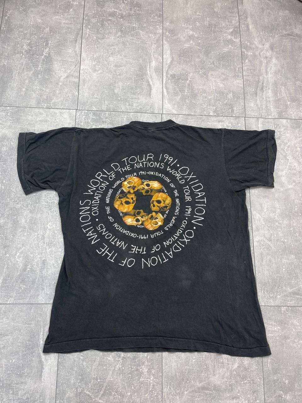 Band Tees × Megadeth Megadeth 1991 Oxidation Tour Shirt / Large Rock Metal Size US L / EU 52-54 / 3 - 11 Thumbnail